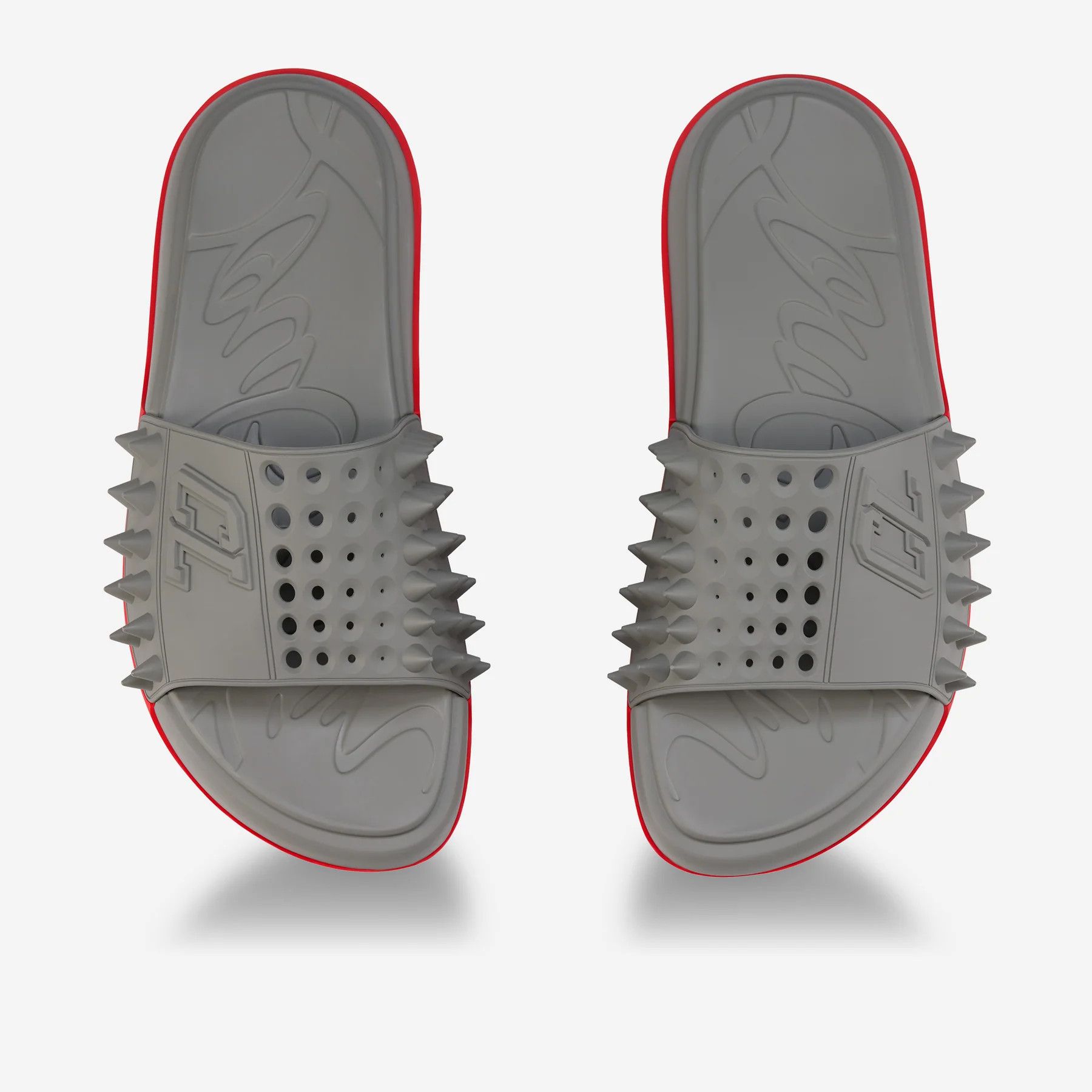 Christian Louboutin o1s1wg110226 Sandals in Gray Size US 7 / EU 40 - 3 Thumbnail