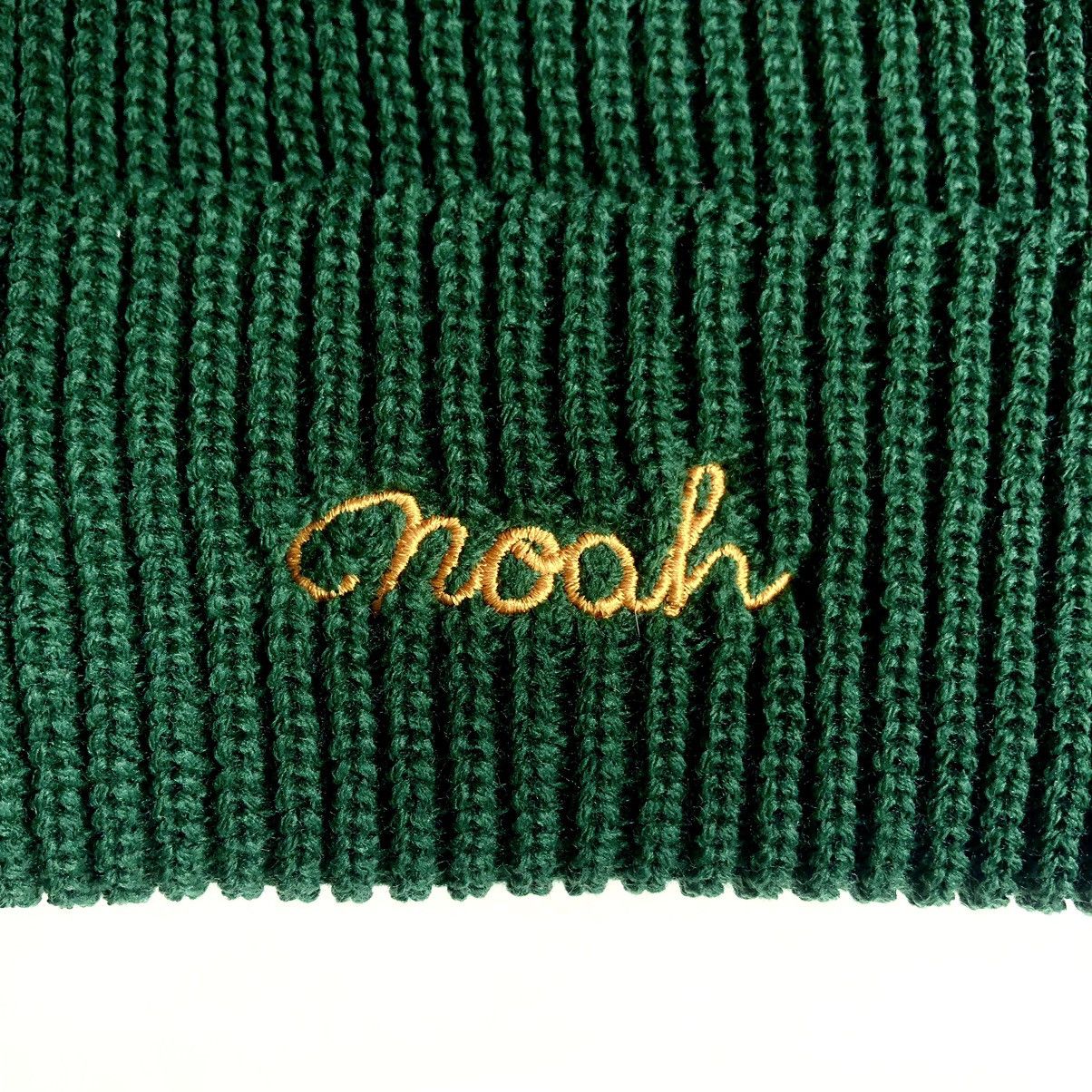 Noah Script Beanie Green, Men's — image 2 of 4