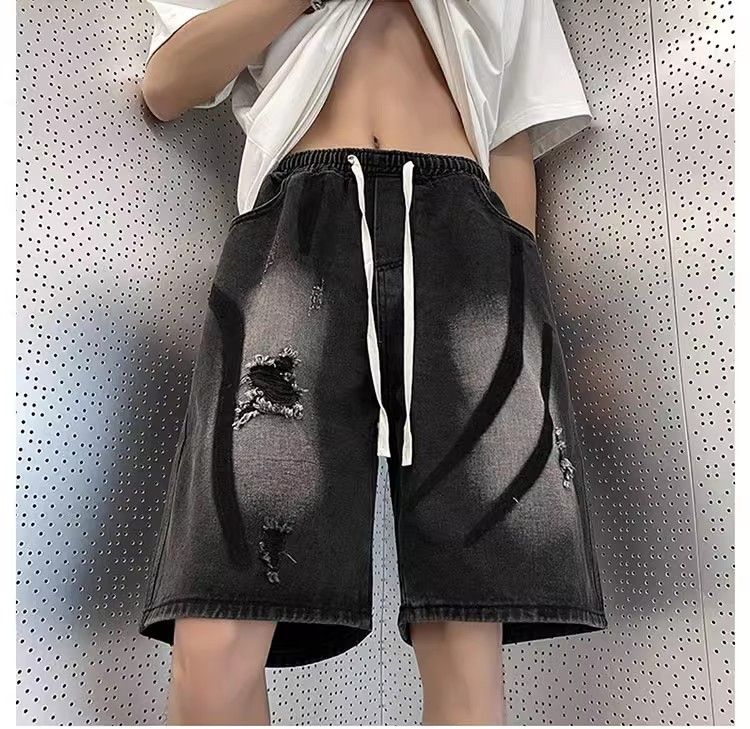 Japanese Brand × Jean Printed casual washed distressed jeans Size US 32 / EU 48 - 6 Thumbnail