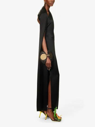 Loewe o1y1025 Maxi Dress in Black Size M / US 6-8 / IT 42-44 - 3 Thumbnail