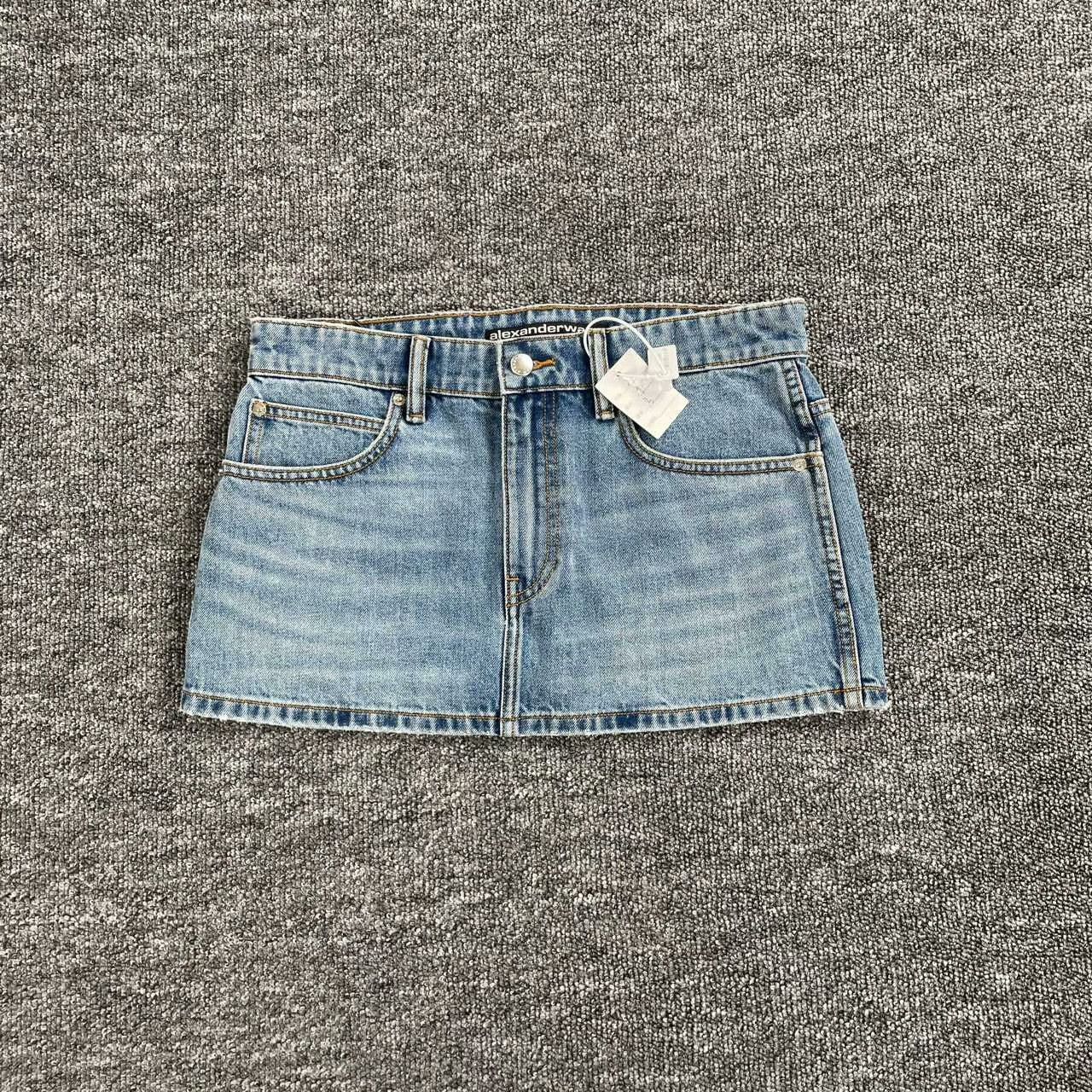 Alexander Wang Alexander Wang Retro Blue Skirt 30 Women Size 30" / US 8 / IT 44 - 1 Thumbnail
