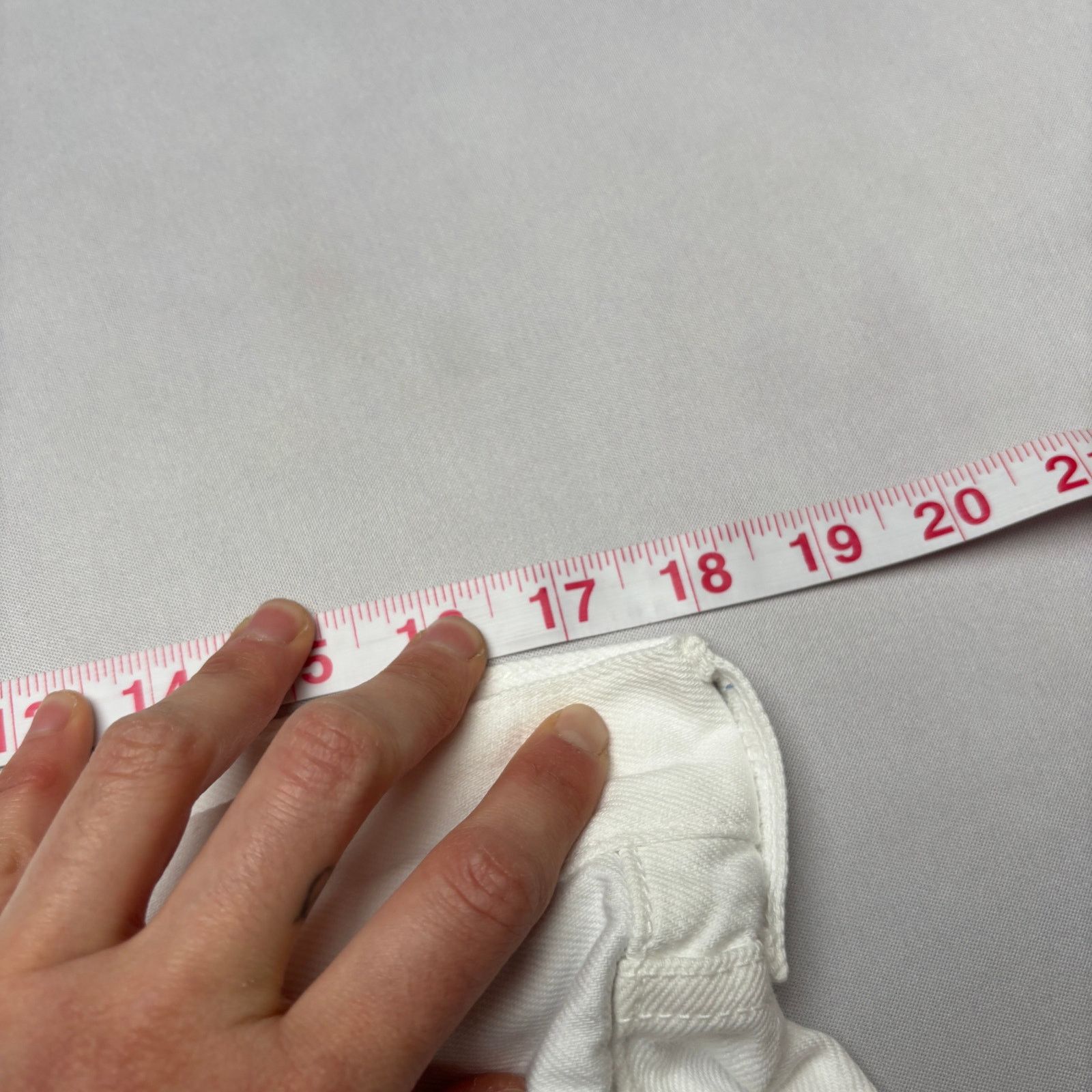 Sid Mashburn $185 Sid Mashburn Slim Straight Jeans 35x32 White Denim Size US 35 - 7 Thumbnail
