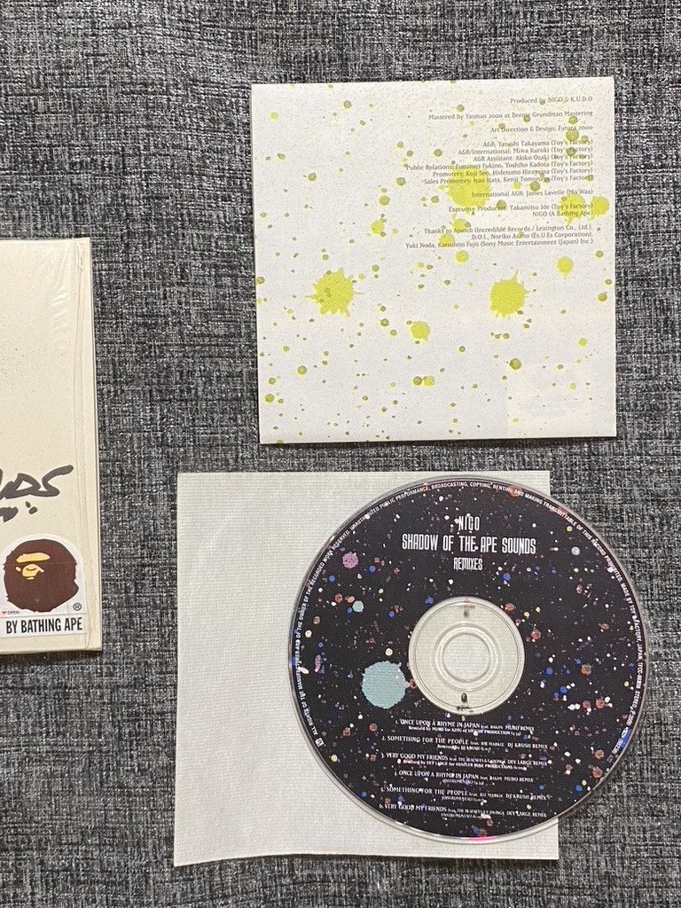 Bape × Nigo 2000 Original Nigo Shadow Of The Ape Sounds Remixes CD Set Size ONE SIZE - 6 Thumbnail