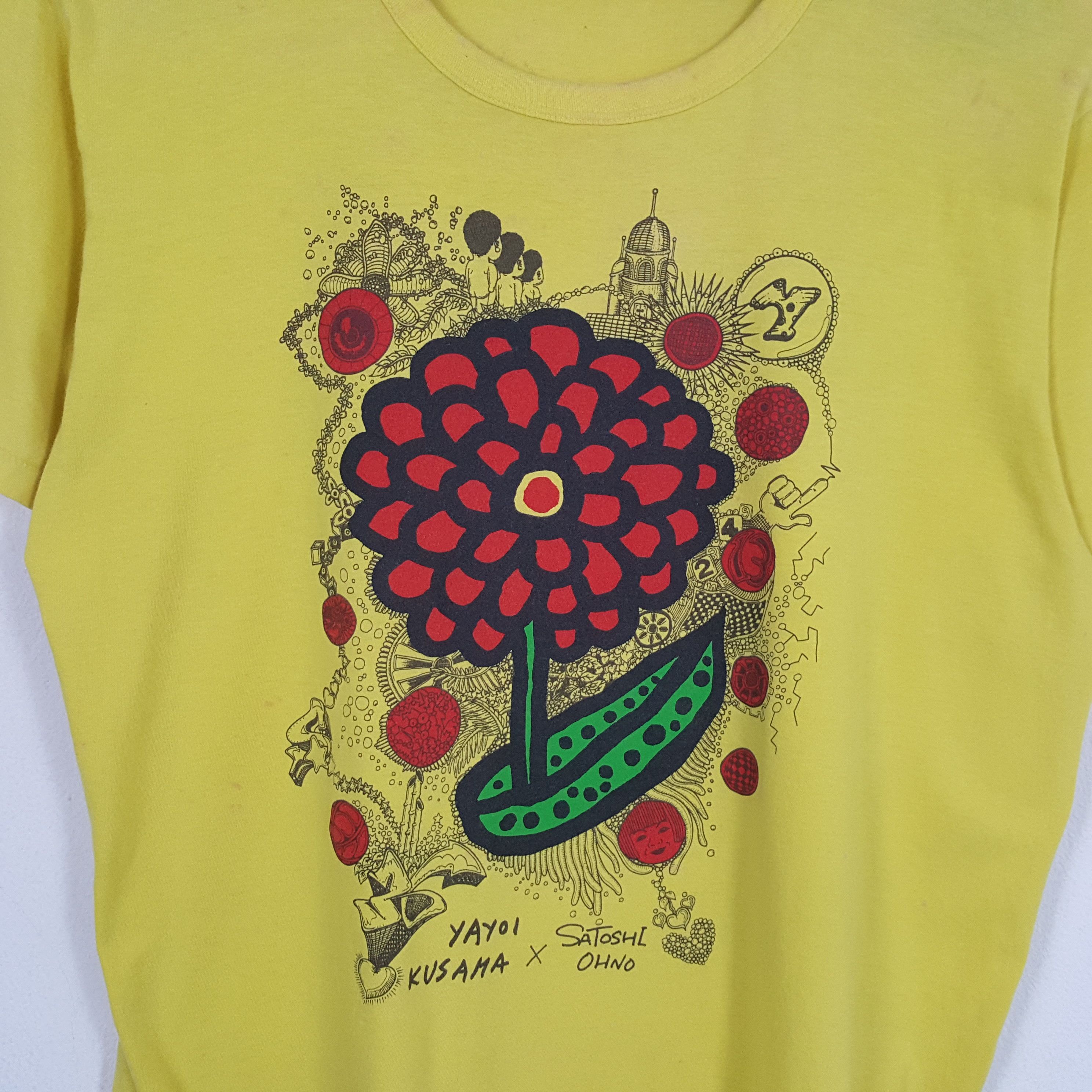 Vintage 24Hour Television Tshirt YAYAOI KUSMA x SATOSHI OHNO Size US XL / EU 56 / 4 - 2 Thumbnail