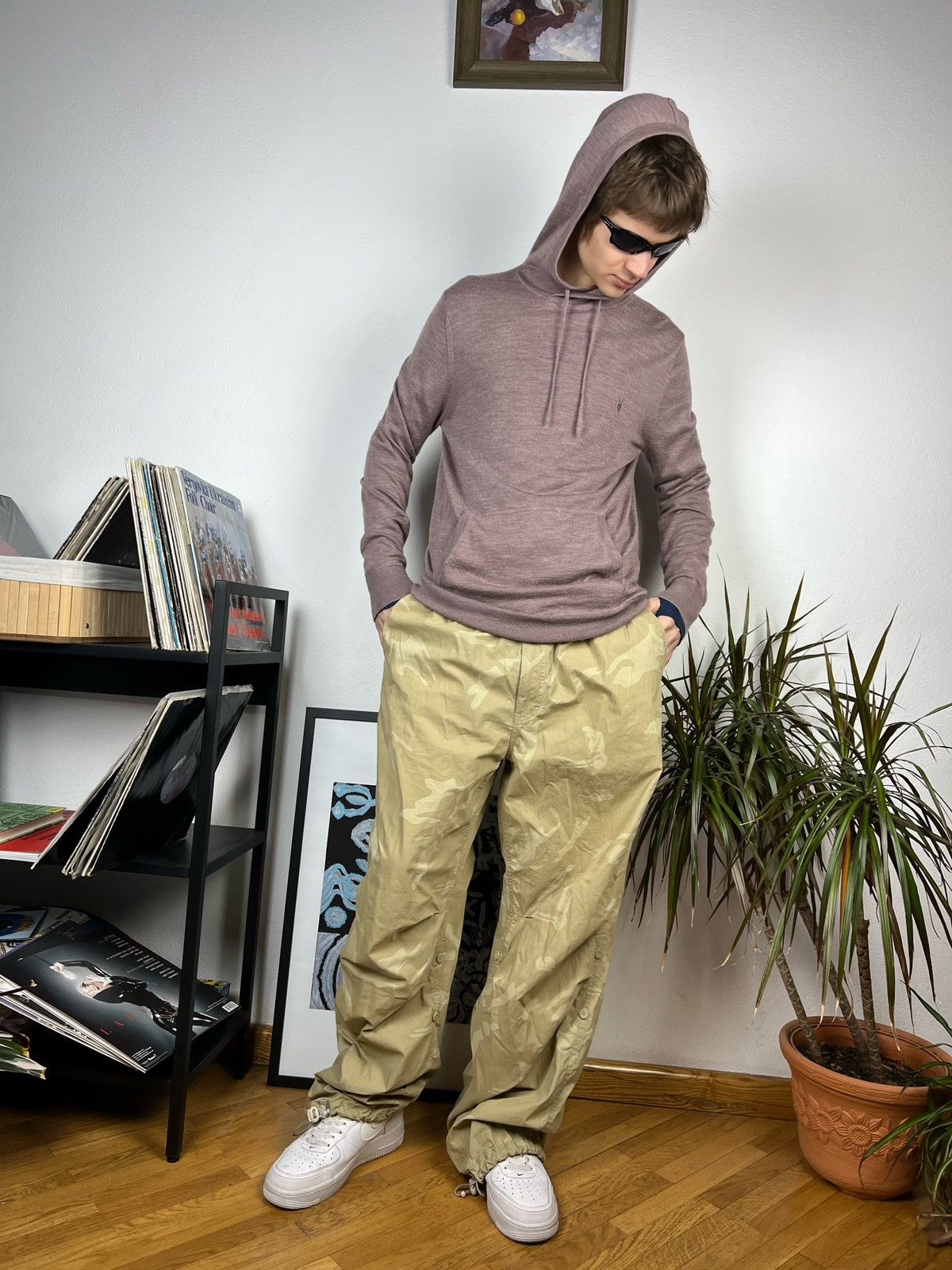 Allsaints All saints Merino wool Hoodie Size US L / EU 52-54 / 3 - 12 Thumbnail