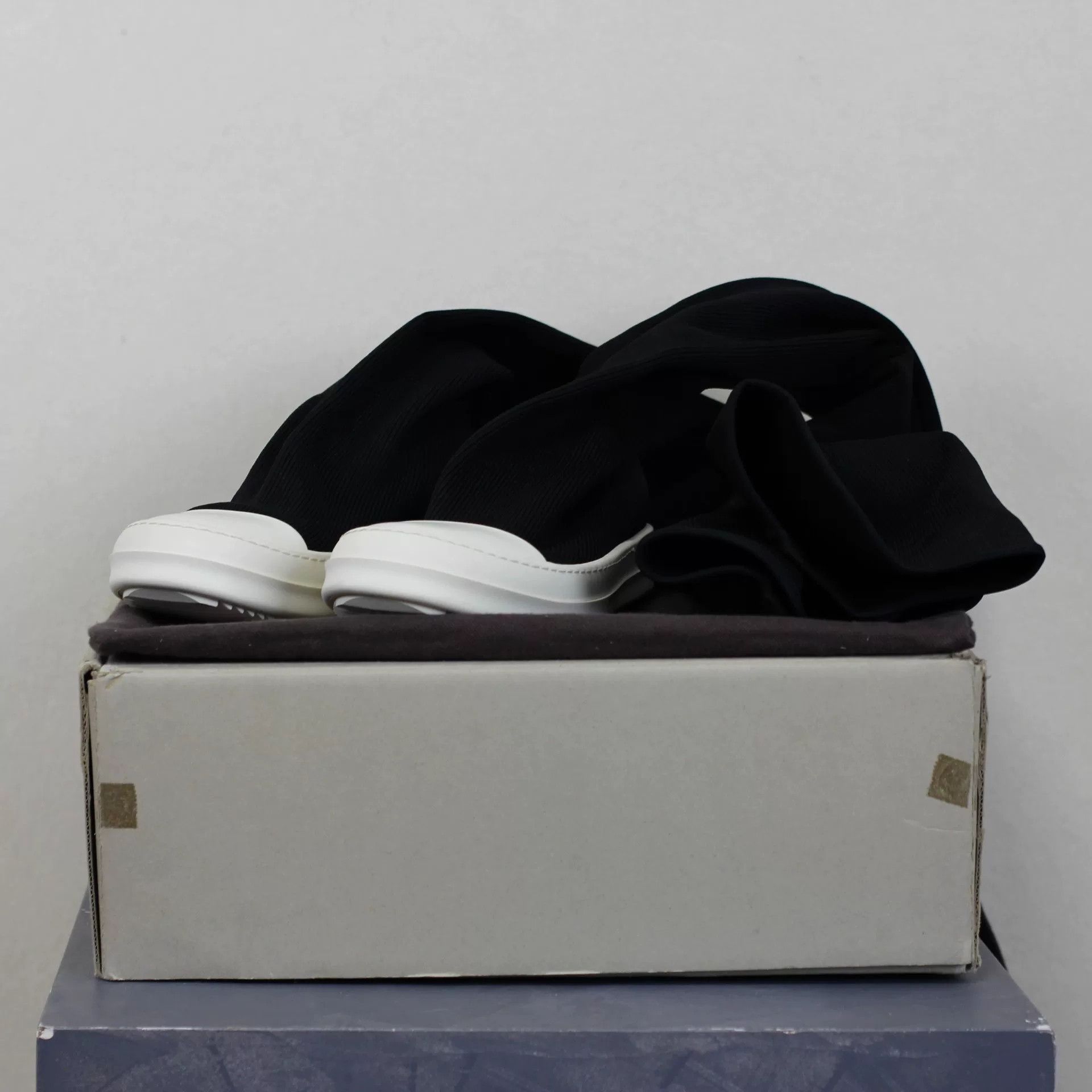 Rick Owens Drkshdw Rick Owens DRKSHDW Cotton Knee Boots Size US 6 / IT 36 - 1 Thumbnail