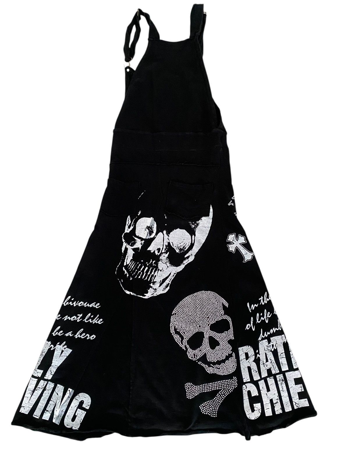 Hysteric Glamour × Japanese Brand × Seditionaries 🇯🇵Vintage ☠️ Skull Punk M.K.R Dress rare design Size M / US 6-8 / IT 42-44 - 9 Thumbnail
