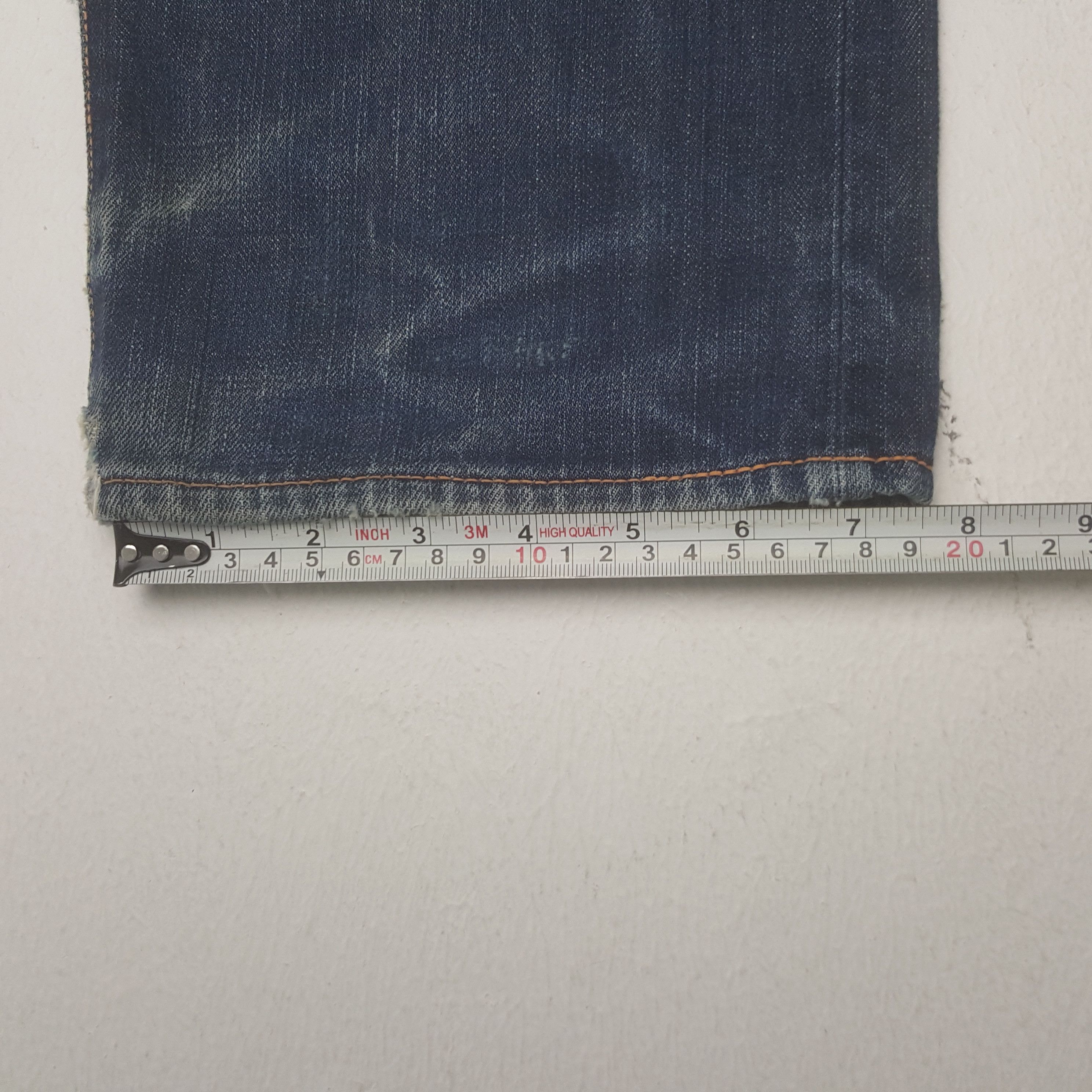Evisu × Japanese Brand × Vintage Vintage Evisu Japanese Brand Daicock Custom Art Denim Jeans Size US 30 / EU 46 - 13 Thumbnail