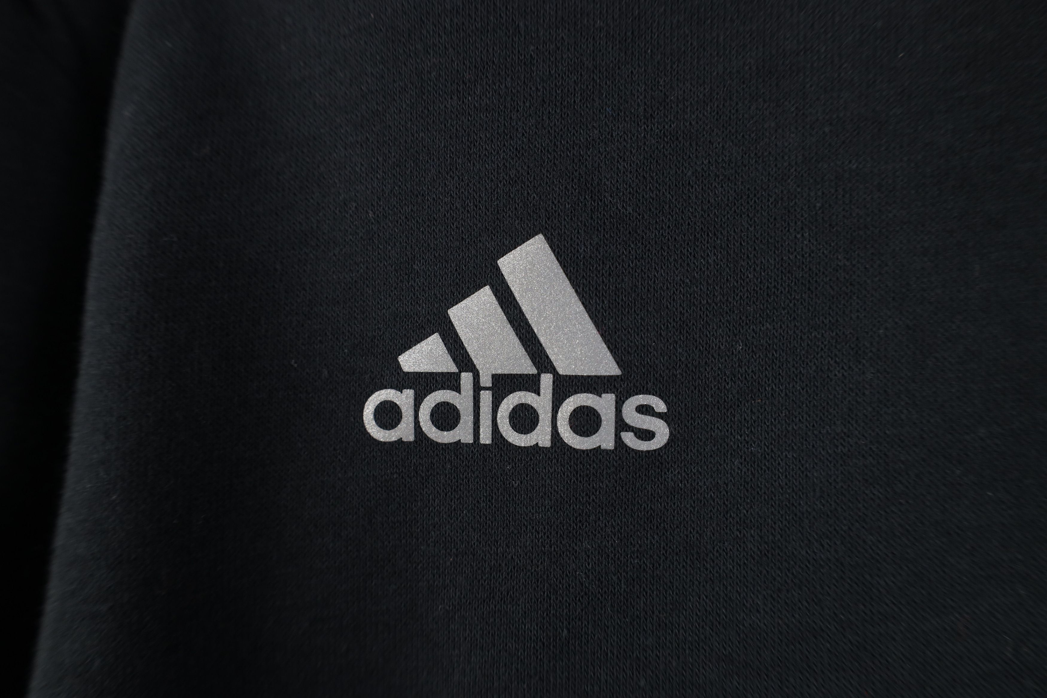 Adidas New Adidas Spell Reflective Striped Hoodie Sweatshirt Black Size S / US 4 / IT 40 - 4 Thumbnail