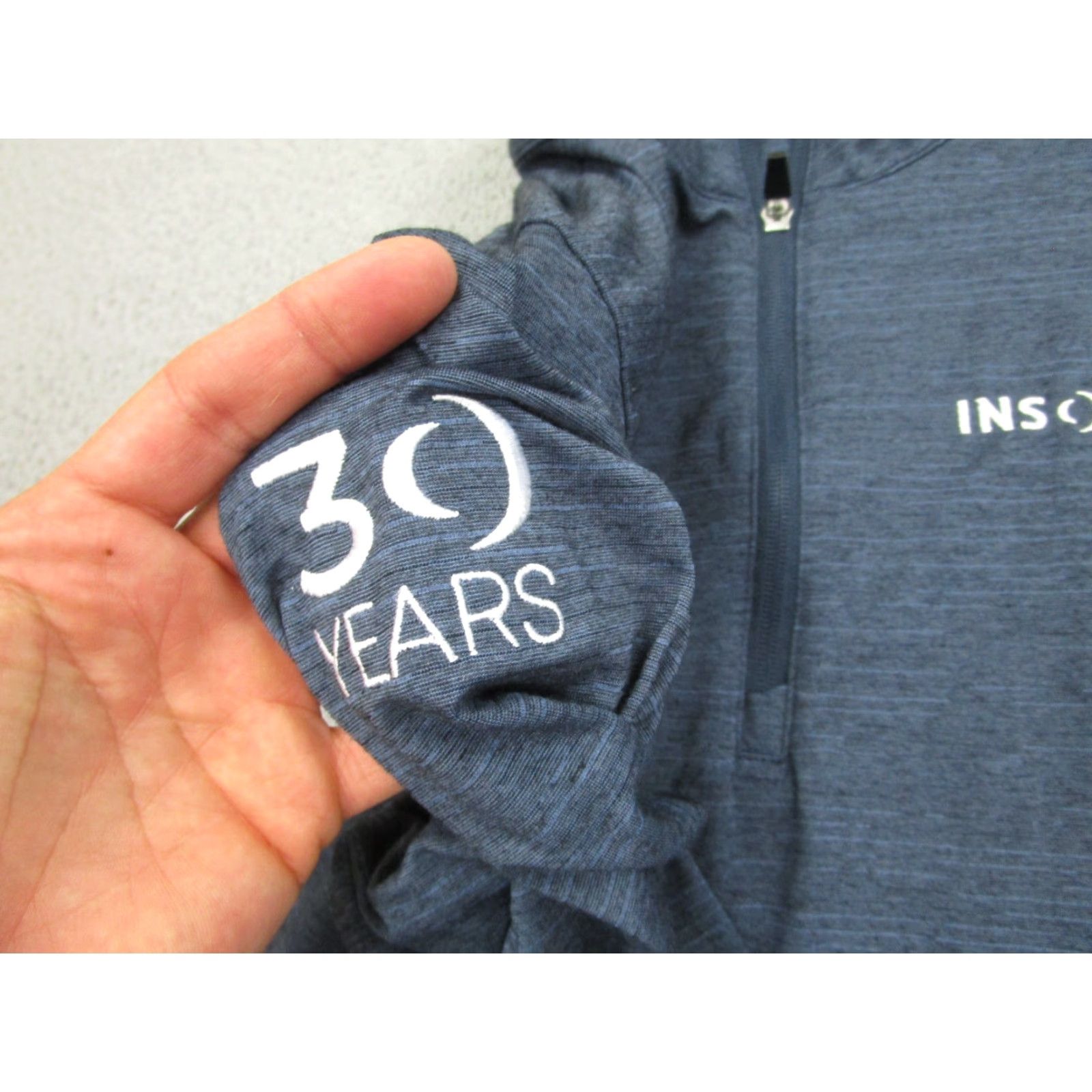 TravisMathew Travis Mathew Sweater Mens Large Blue Insomniac Games 30 Years Employee 1/4 Zip Size US L / EU 52-54 / 3 - 5 Thumbnail