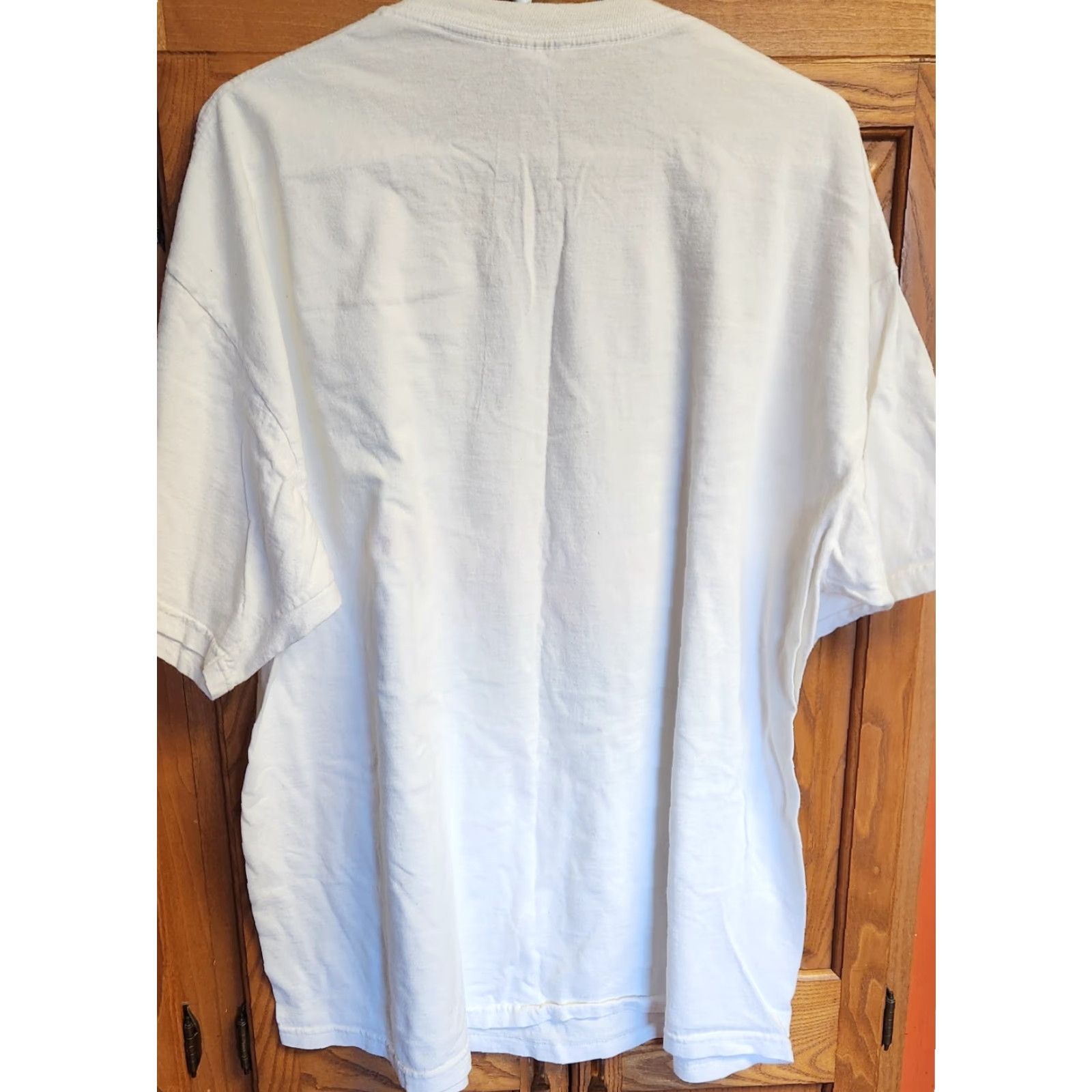 Jerzees VINTAGE JERZEES Chevrolet 57 Chevy T Shirt Men's 2XL XXL White Graphic Tee USA Cars Retro 90s Muscle Men Size US XXL / EU 58 / 5 - 6 Thumbnail