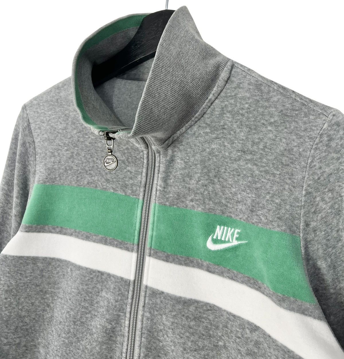 Nike × Vintage Vintage Nike Velvet Jacket Size L / US 10 / IT 46 - 3 Thumbnail