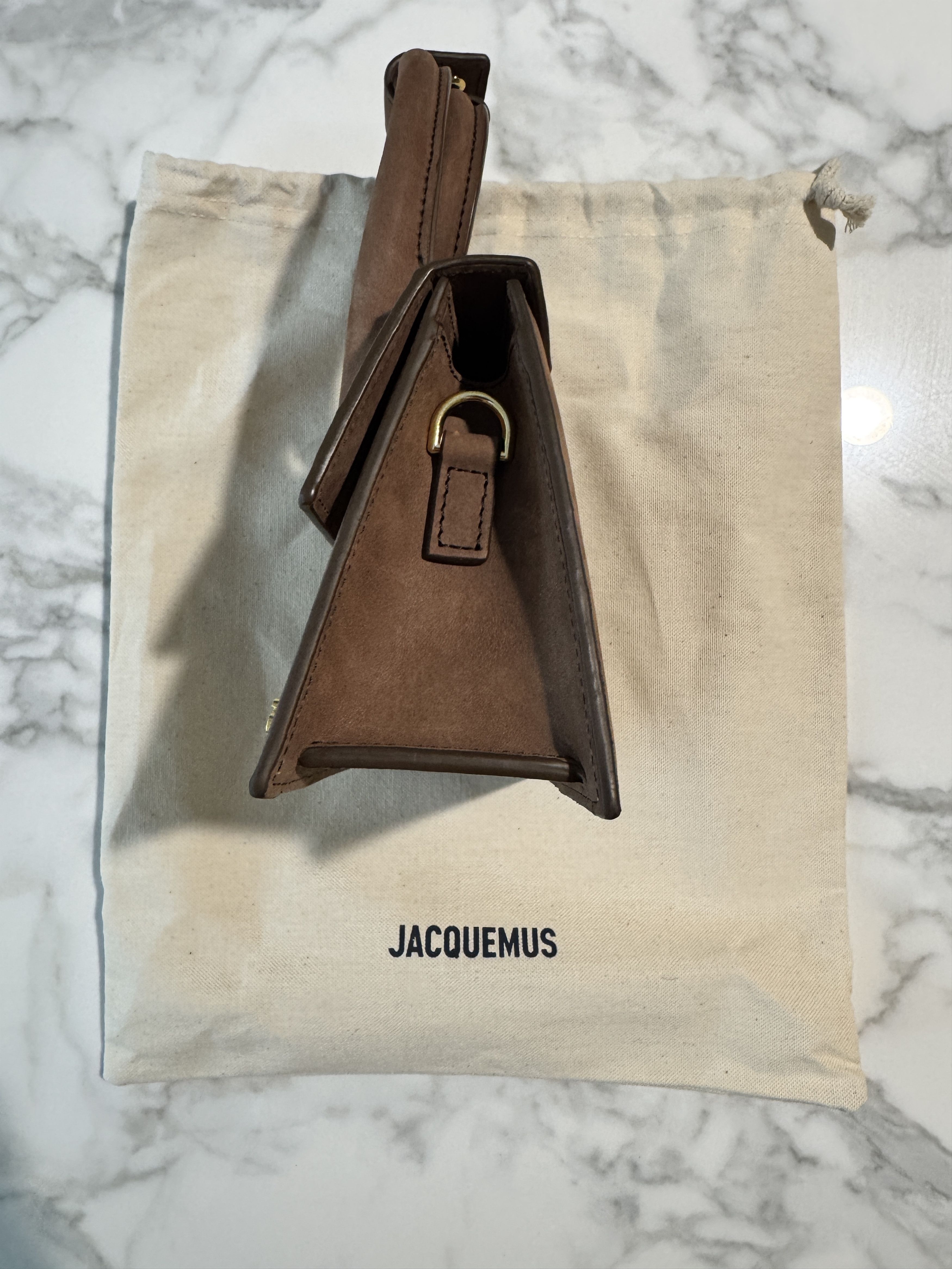Jacquemus Le Chiquito à Noeud Marron Size ONE SIZE - 4 Thumbnail