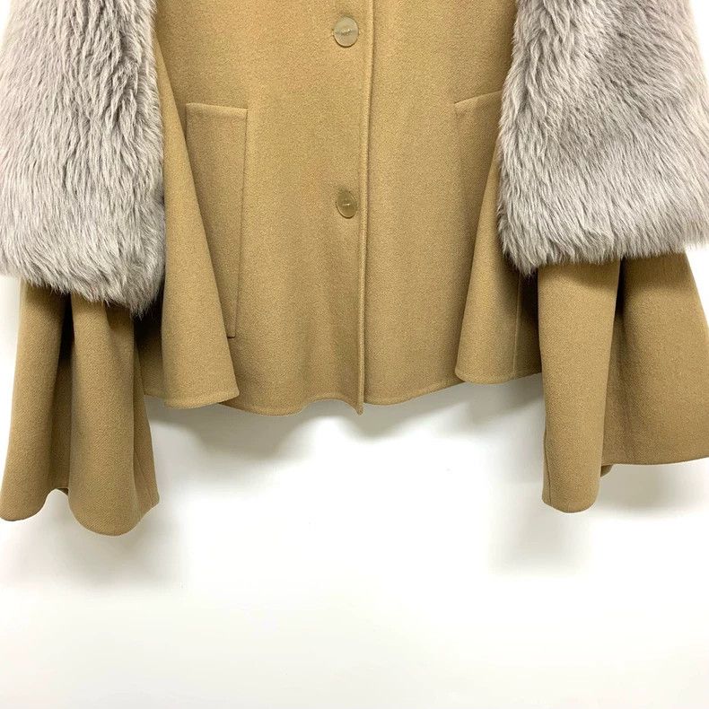 Loewe LOEWE Short apricot wool coat Size XXS / US 00 / IT 34 - 4 Thumbnail