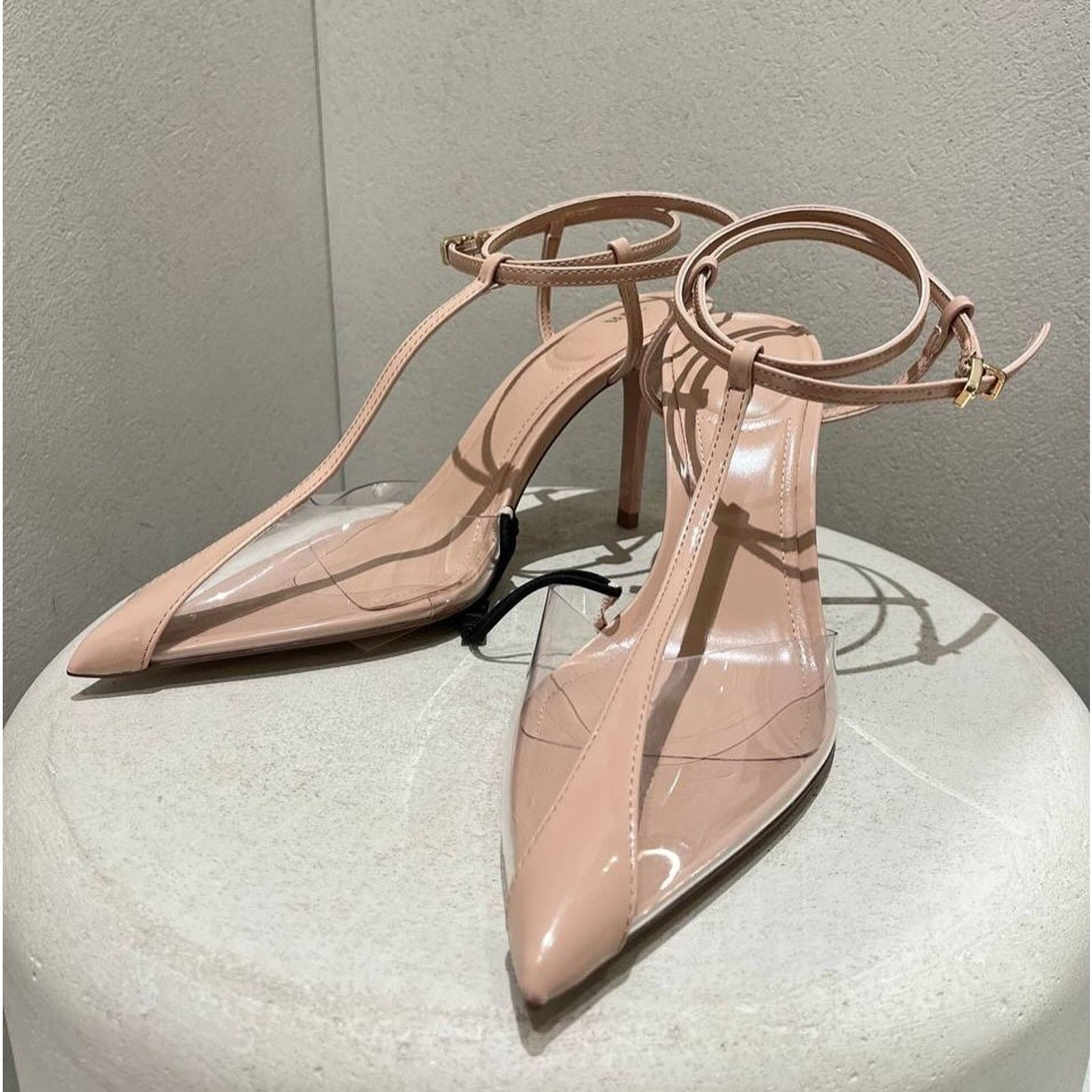 Zara ZARA Pointed Toe Slingback Heels NWT Size US 8 / IT 38 - 13 Thumbnail