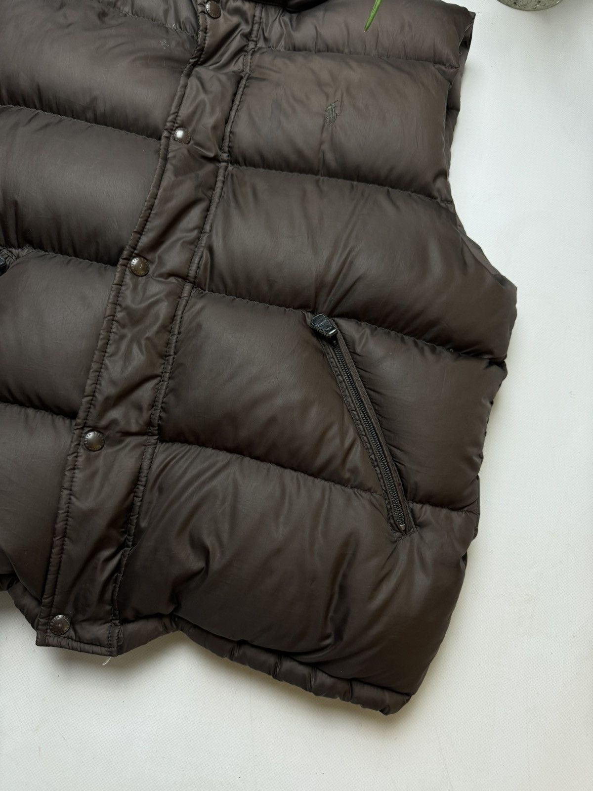 Polo Ralph Lauren × Vintage Rare vintage Polo Ralph Lauren vest brown lampo y2k Size US L / EU 52-54 / 3 - 2 Thumbnail
