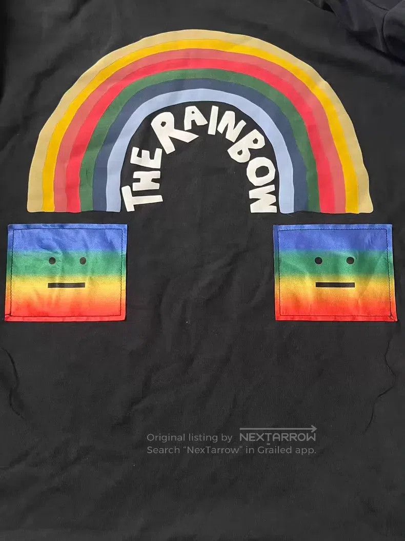 Acne Studios Acne Studios Rainbow letter print hooded long sleeve sweat Size US M / EU 48-50 / 2 - 3 Thumbnail