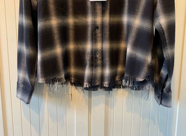 Amiri Amiri hem destroyed rock checkered shirt Size US L / EU 52-54 / 3 - 3 Thumbnail