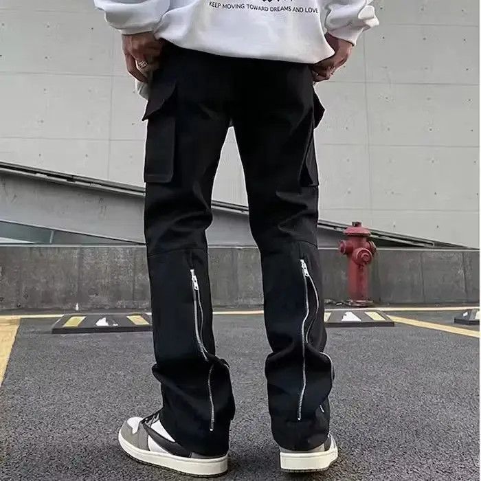 Japanese Brand Back Zipper Casual Cargo Pant Size US 32 / EU 48 - 1 Thumbnail