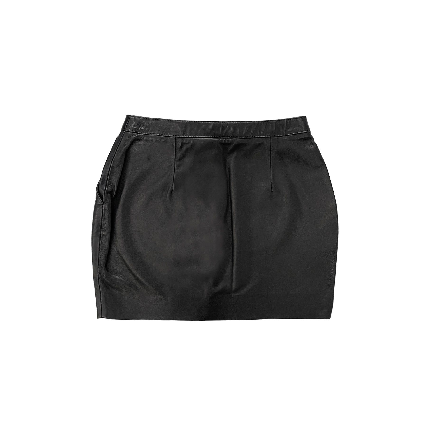 Chrome Hearts Chrome Hearts Black Leather Mini Skirt Size S / US 4 / IT 40 - 2 Thumbnail