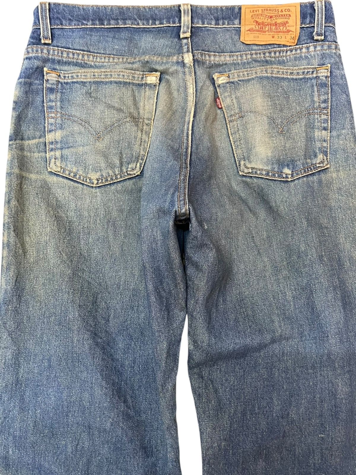 Levi's Vintage Clothing Vintage Levi’s 510 Mudwash Distressed Denim Size US 32 / EU 48 - 6 Thumbnail