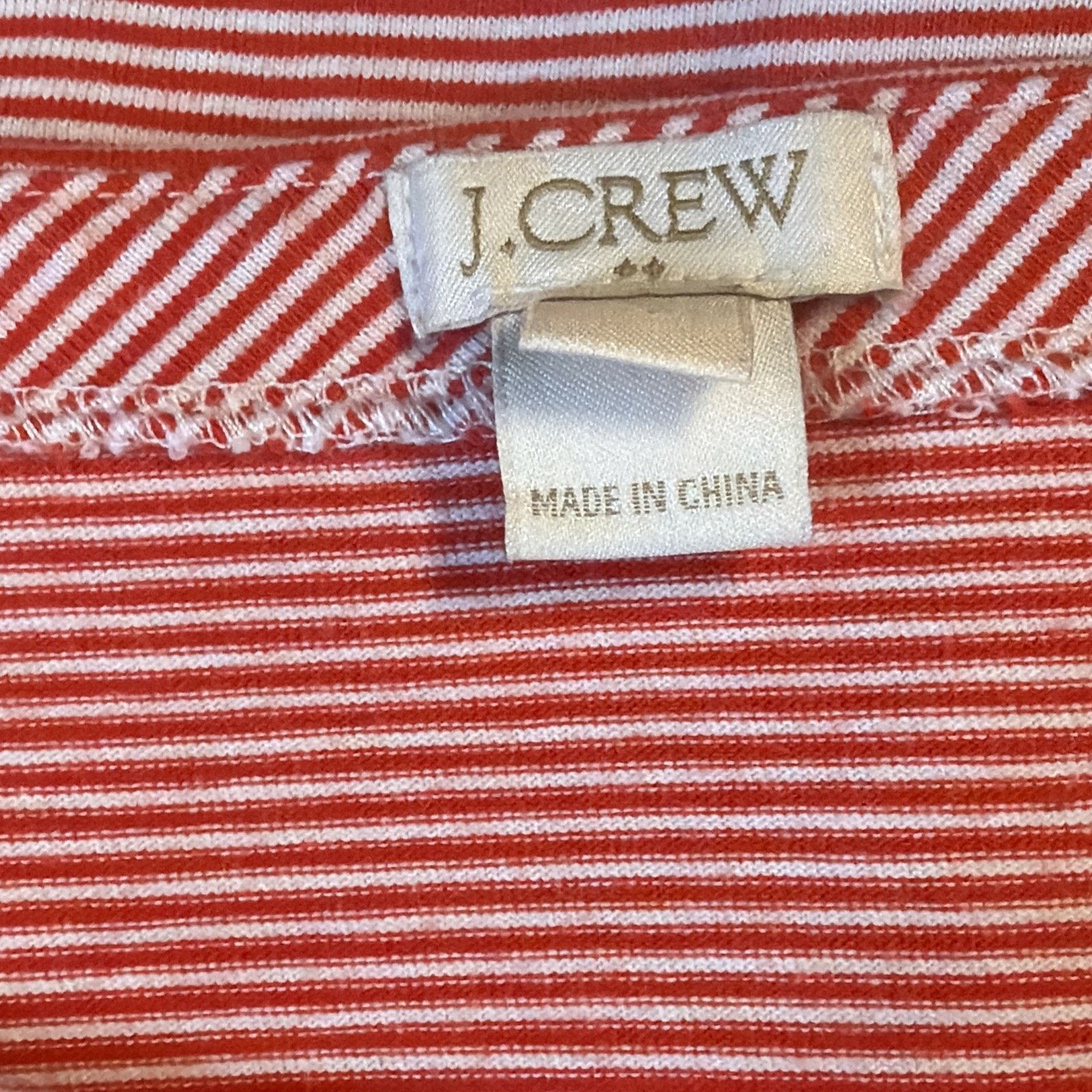 J.Crew J.Crew size M Top RED WHITE Micro Stripe Bell Sleeves Size M / US 6-8 / IT 42-44 - 10 Thumbnail