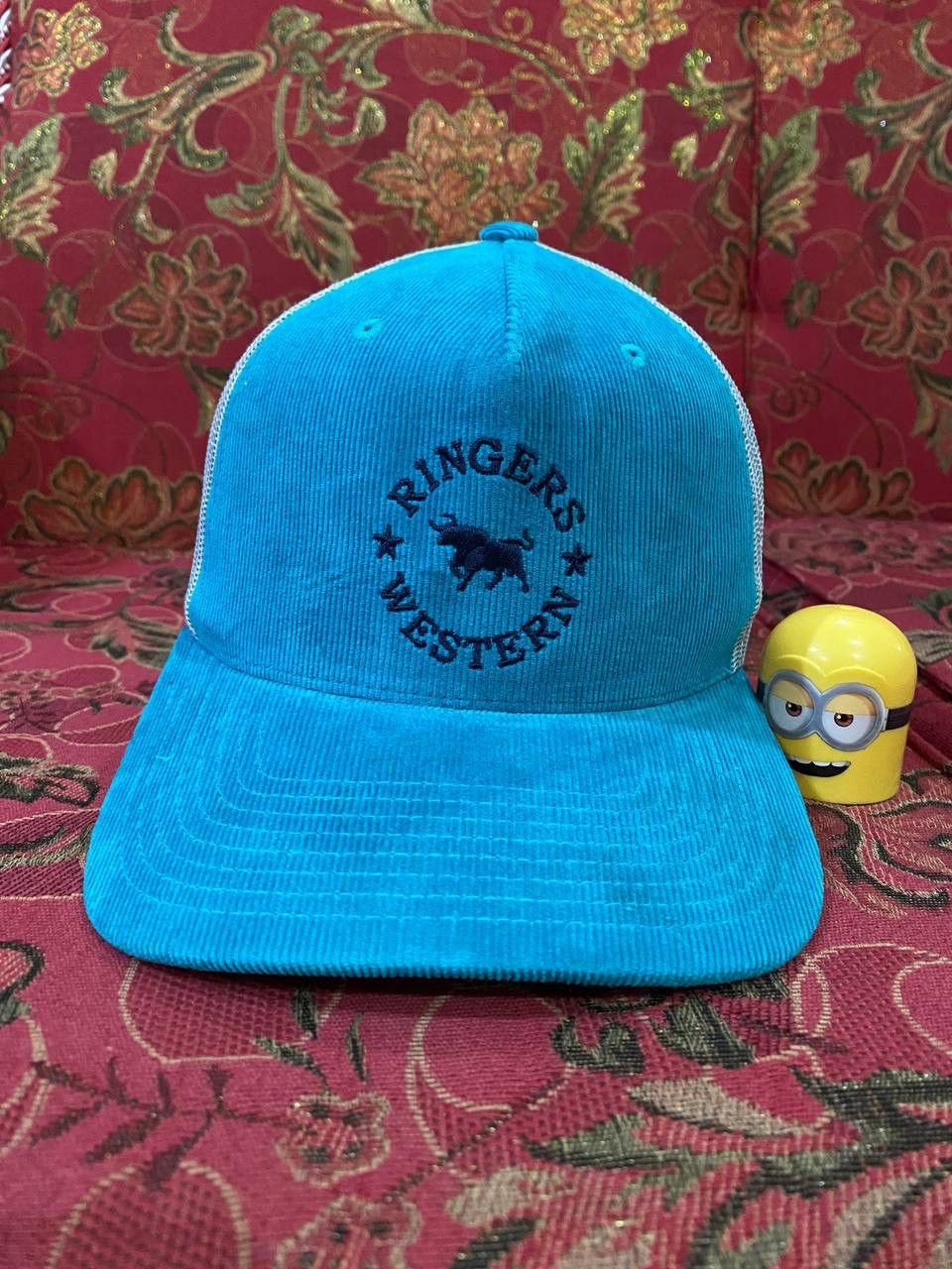 Vintage Vintage Ringers Western Corduroy Mesh Hats Size ONE SIZE - 1 Thumbnail