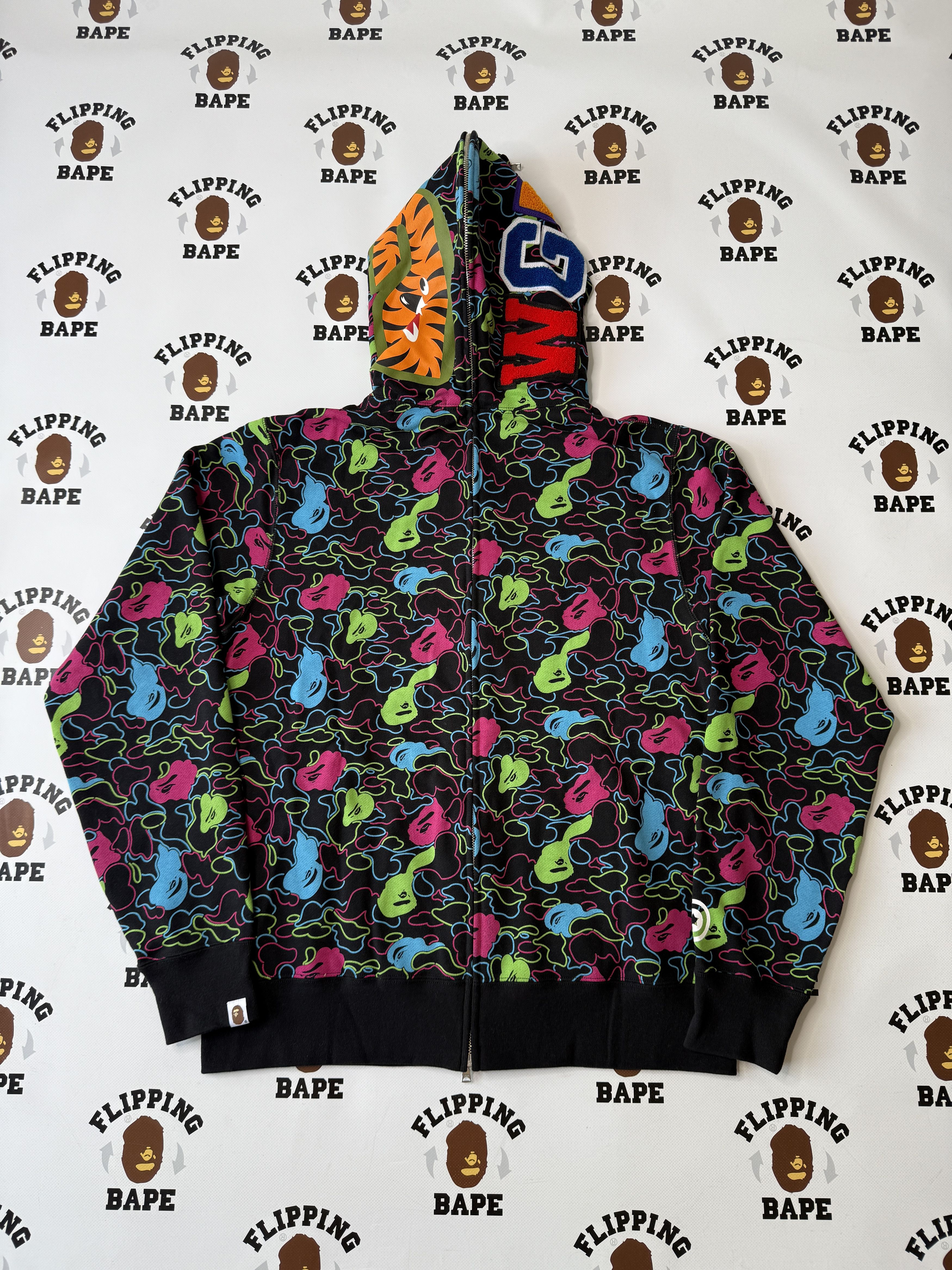Bape BAPE LAS VEGAS SEPARATE SHARK FULL ZIP HOODIE Size US M / EU 48-50 / 2 - 3 Thumbnail