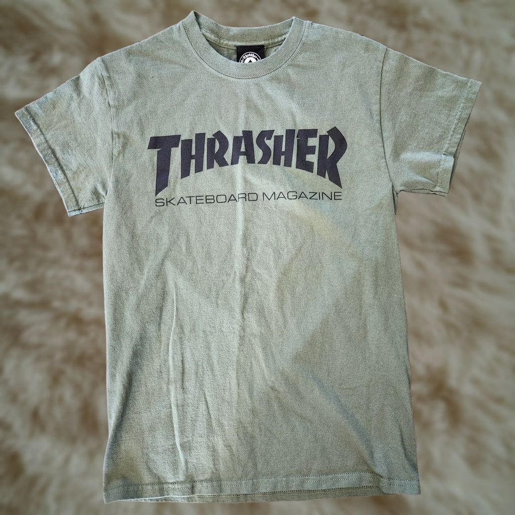 Thrasher Thrasher T-Shirt Mens Small Military Green Graphic Tee Shirt Skateboarding Logo Crew Neck Short Sleeve Size US S / EU 44-46 / 1 - 1 Thumbnail