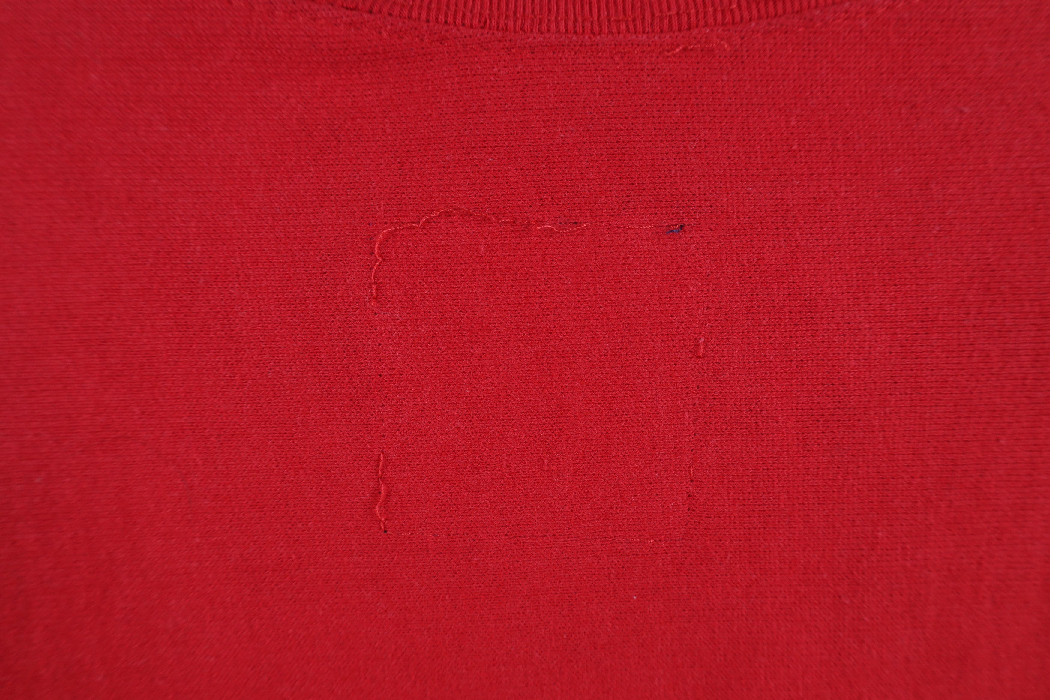 Vintage Vintage 90s Ohio State University Crewneck Sweatshirt Red Size US L / EU 52-54 / 3 - 9 Thumbnail
