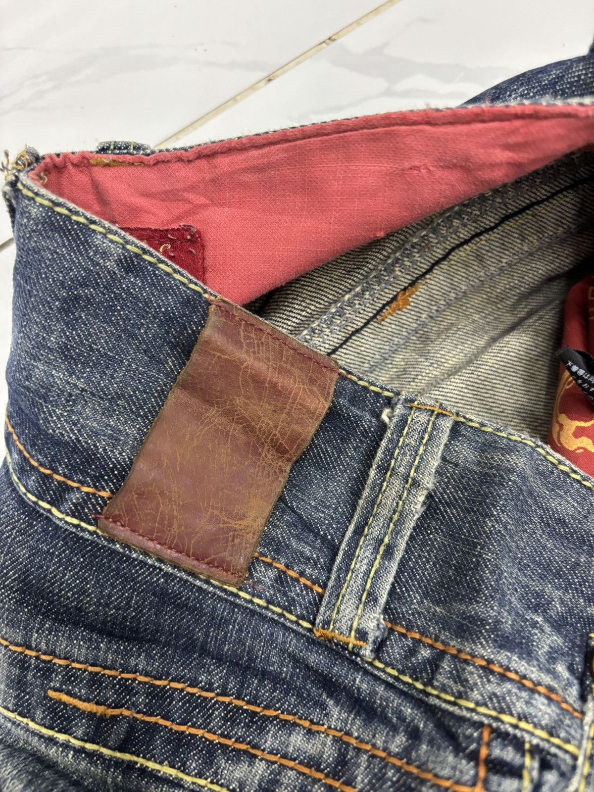 Hysteric Glamour × If Six Was Nine × Le Grande Bleu (L.G.B.) Flare💥90s Red Pepper Bootcut Denim Flare Jeans Size 28" / US 6 / IT 42 - 10 Thumbnail