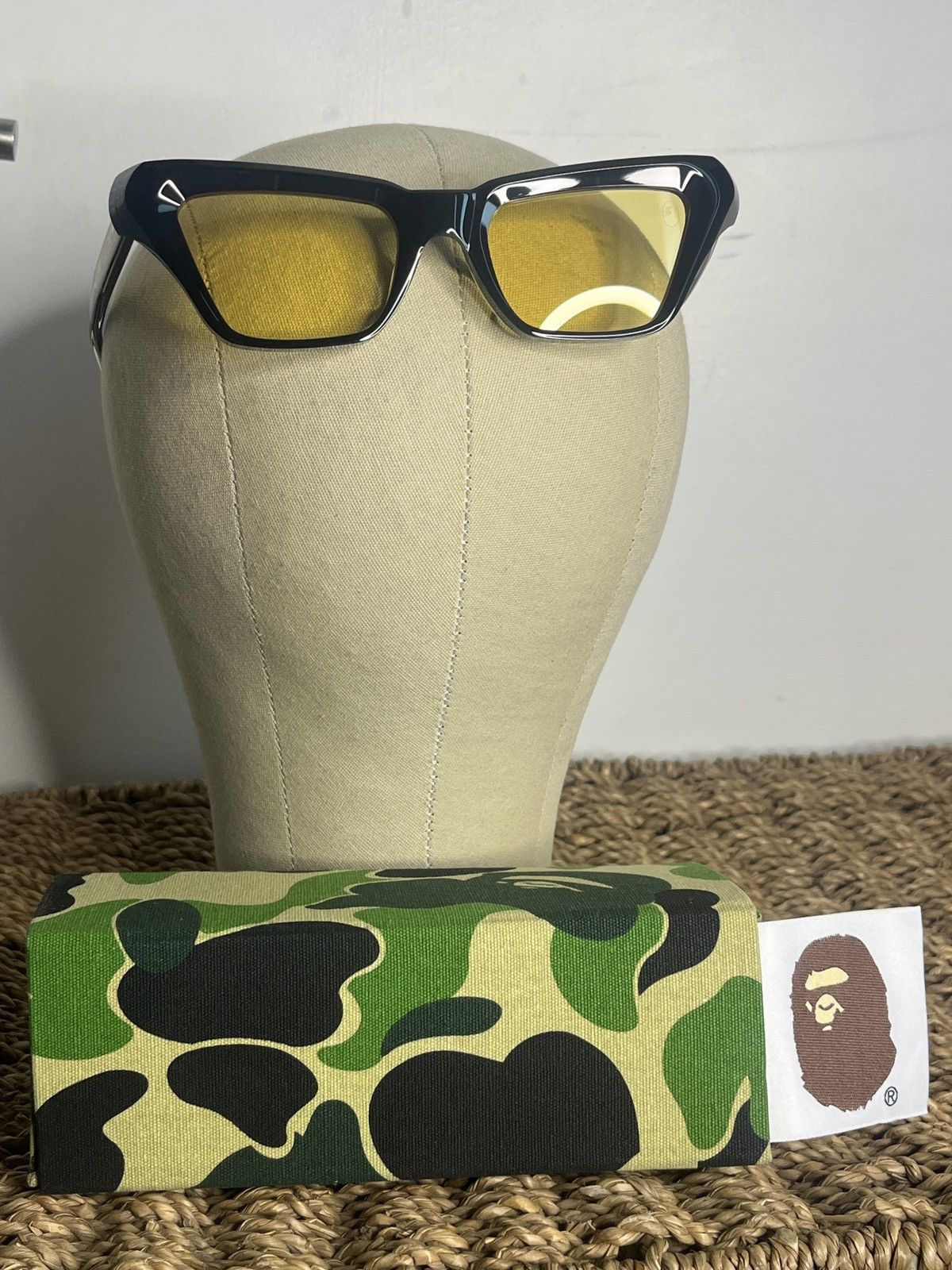 Bape NEW bape BS13005 Sunglasses Yellow Lenses Size ONE SIZE - 1 Thumbnail