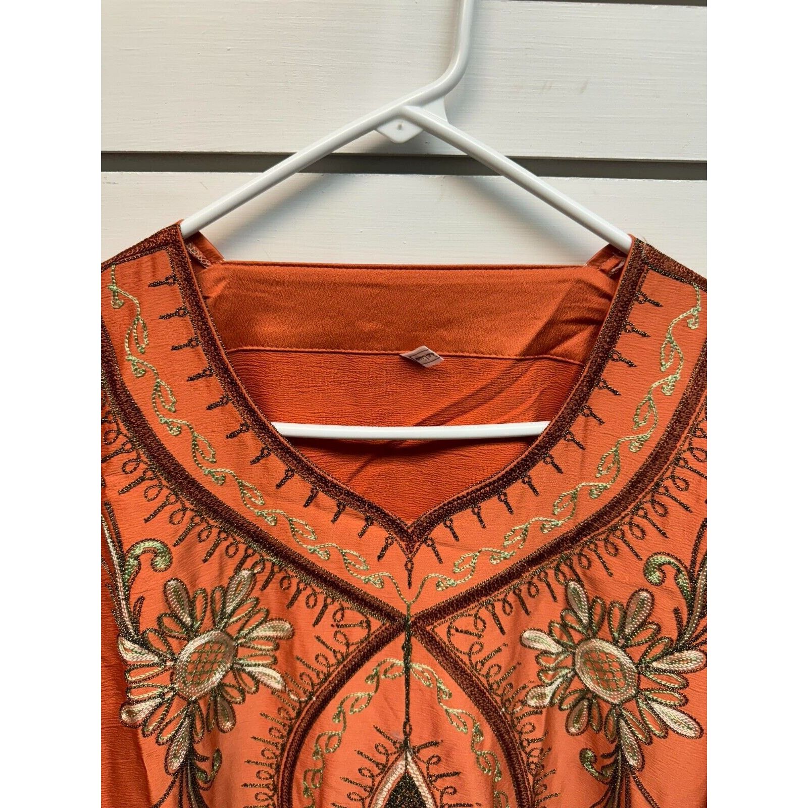 Other Kaftan Ethnic Inspired Abaya Embroidered 1X Dress Size 1 Size XL / US 12-14 / IT 48-50 - 4 Thumbnail