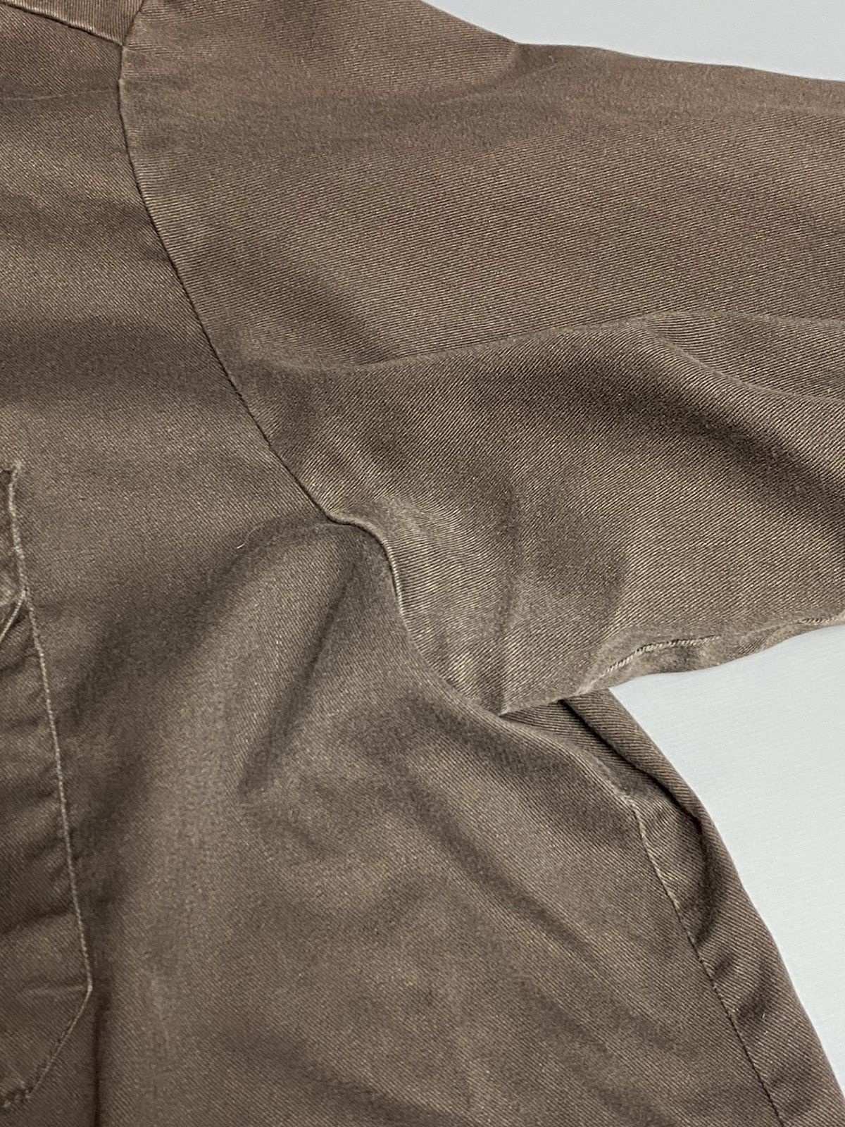 Dickies Vtg Dickies Work Faded Shirt Long Sleeve Brown/Khaki Size XL Size US XL / EU 56 / 4 - 11 Thumbnail