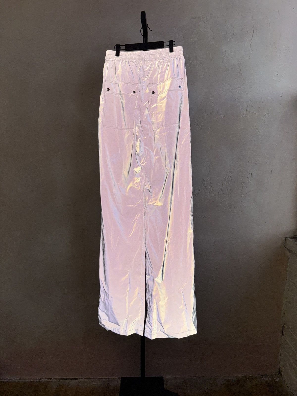 Rick Owens FW22 REFLECTIVE BELA TROUSERS WIDE LEG SKI PANTS Size US 32 / EU 48 - 4 Thumbnail