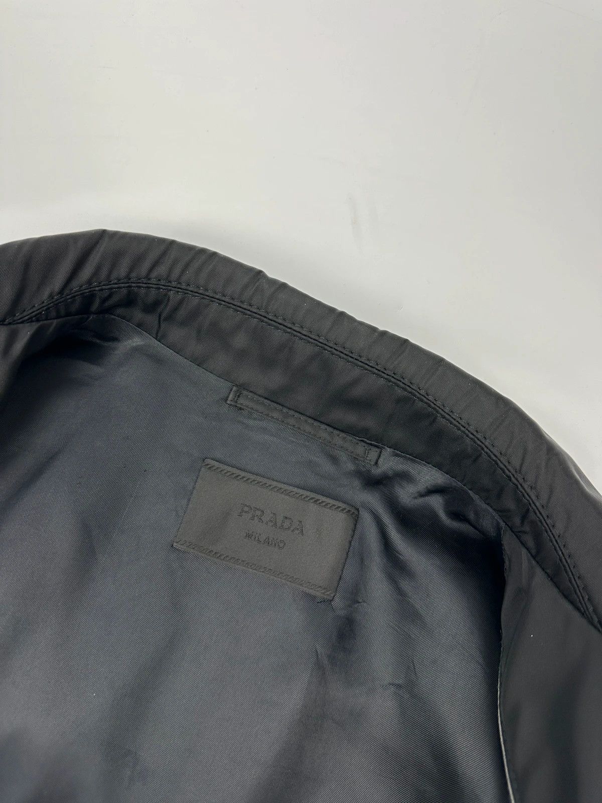 Prada Prada Milano FW2007 Black Shirt Nylon Jacket Size US M / EU 48-50 / 2 - 6 Thumbnail