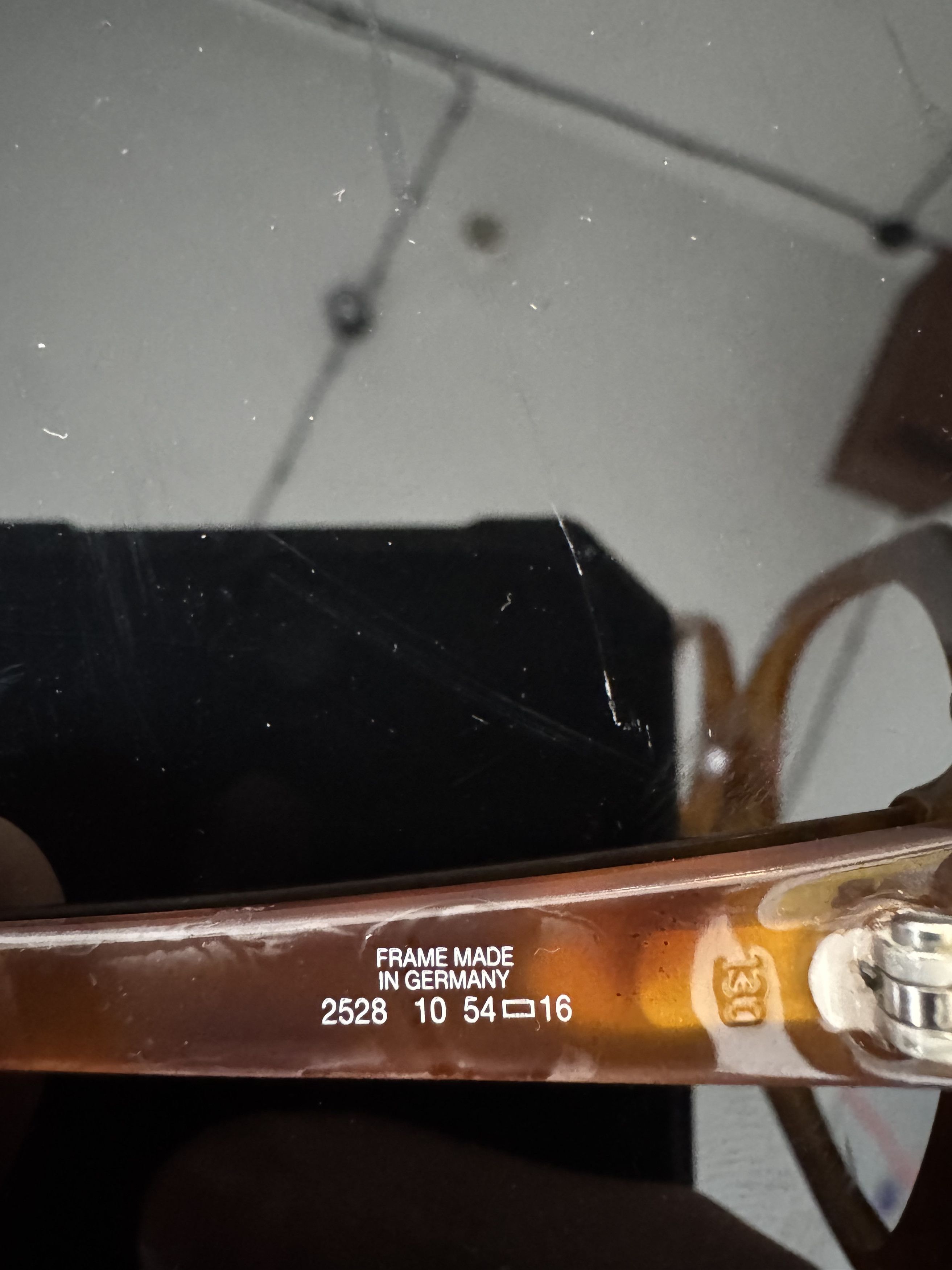 Christian Dior Monsieur Christian Dior '80s Brown Oversized Glasses with Gems Size ONE SIZE - 4 Thumbnail