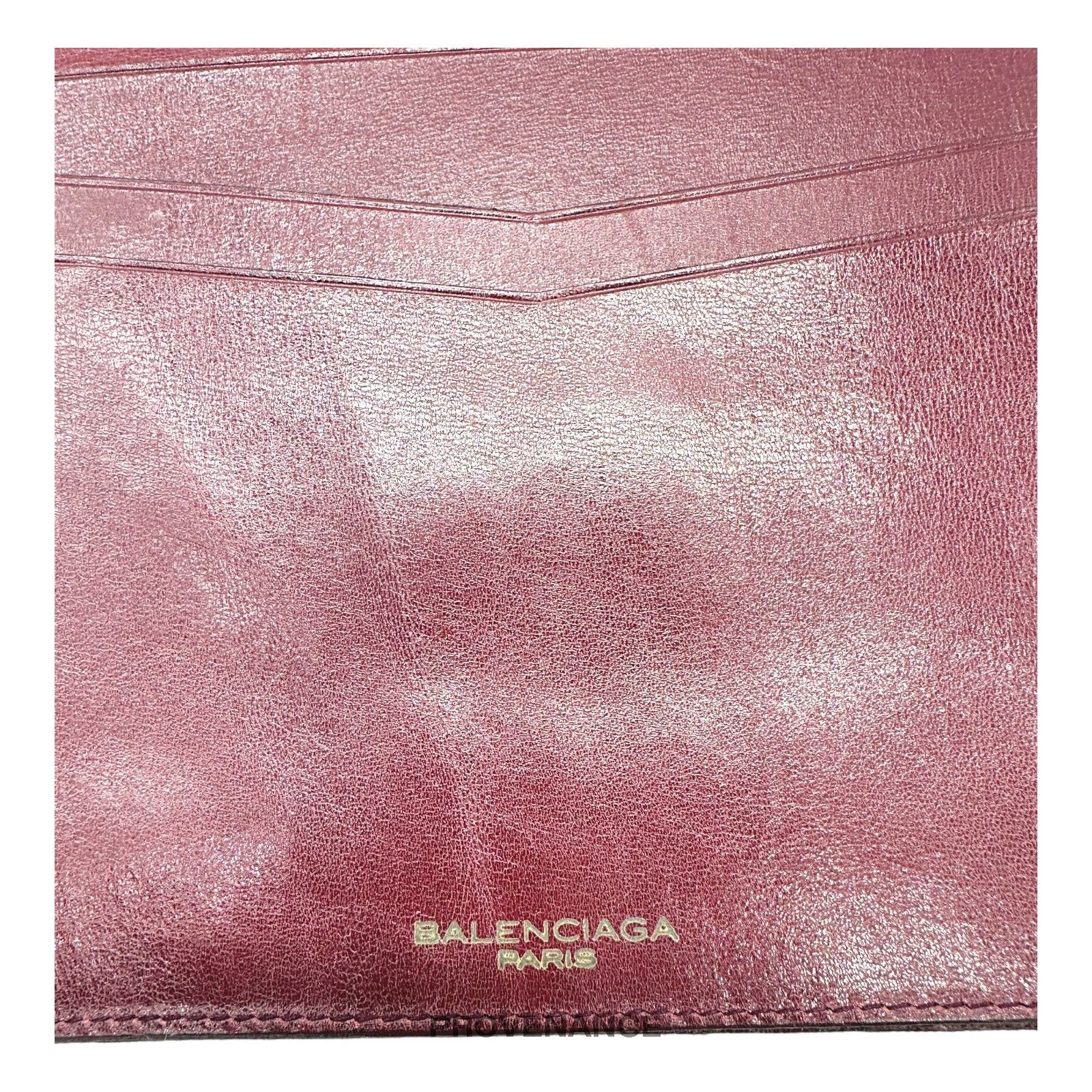 Balenciaga 🔴 Balenciaga BB Canvas Trifold Wallet - Red Monogram Size ONE SIZE - 9 Thumbnail