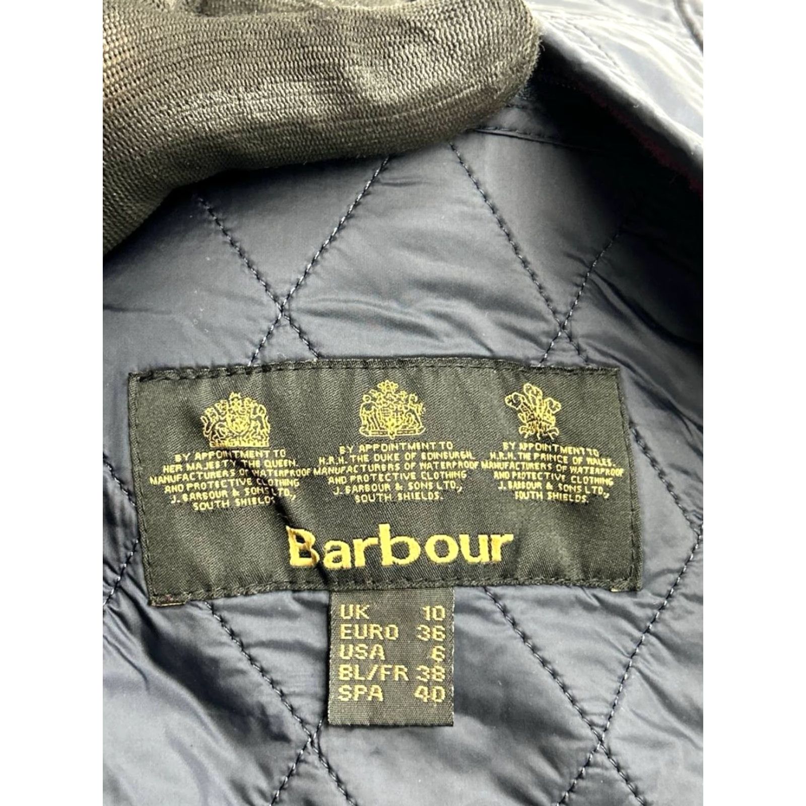 Barbour Barbour Vest Womens 6 Blue Full Zip Quilted Puffer Size M / US 6-8 / IT 42-44 - 4 Thumbnail