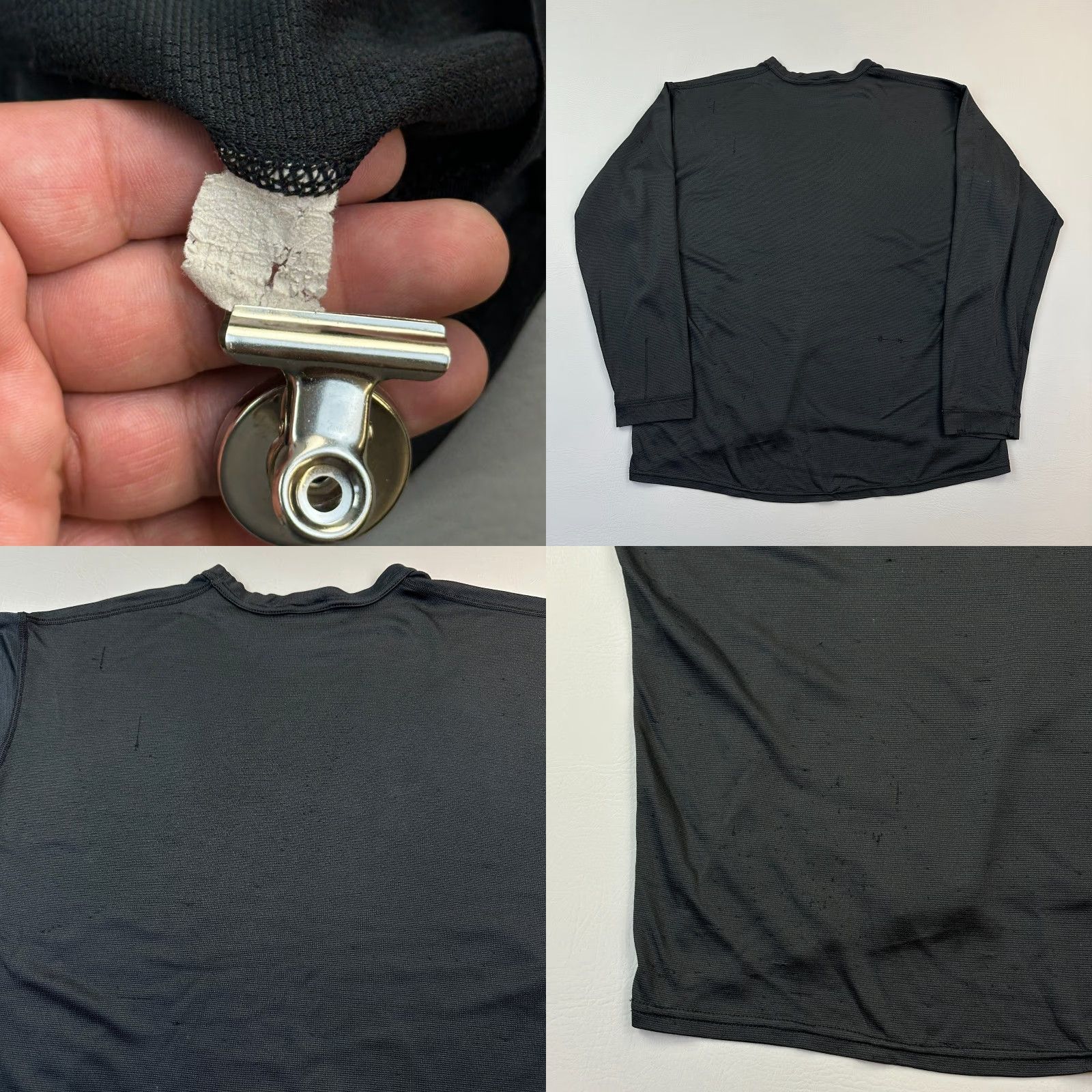 Patagonia VINTAGE Patagonia Capilene Shirt Mens Large Black Long Sleeve Baselayer USA Made Size US L / EU 52-54 / 3 - 8 Thumbnail
