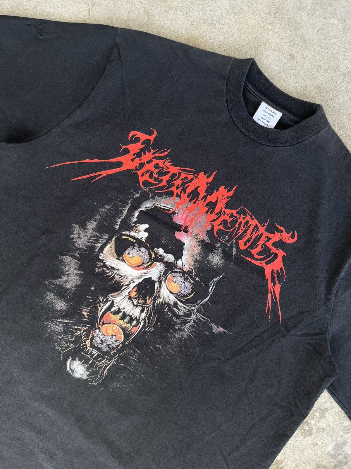 Vetements AW 17 OVERSIZED HEAVY METAL TEE Size US S / EU 44-46 / 1 - 2 Thumbnail