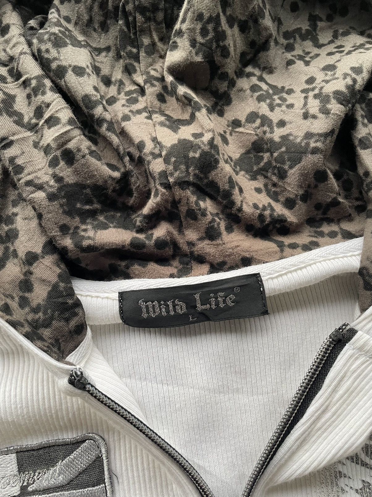 Japanese Brand Wild life hoodie Size US L / EU 52-54 / 3 - 8 Thumbnail