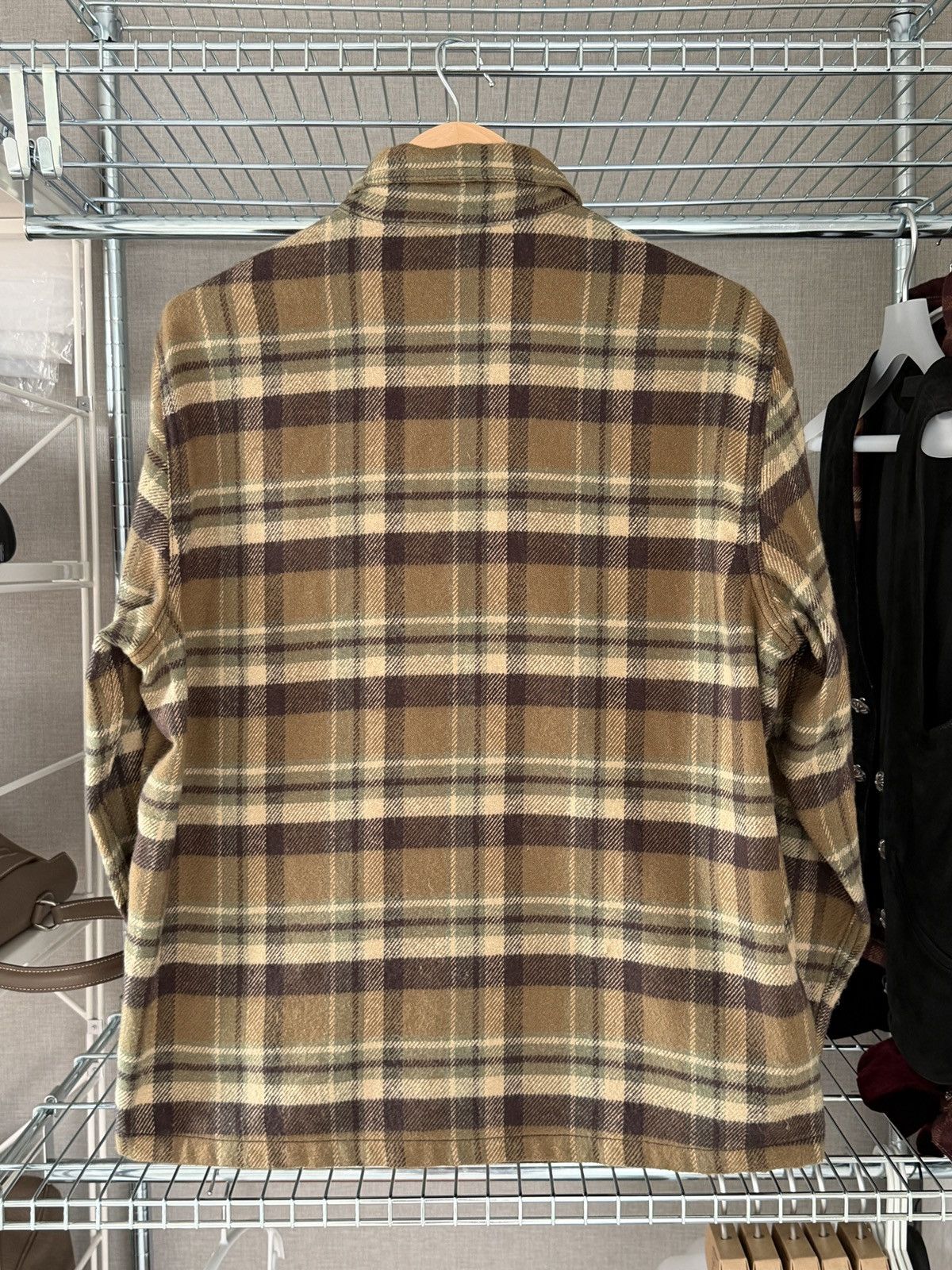 Chrome Hearts Chrome Hearts Brown Workdog Flannel Button Ups Shirt Size US L / EU 52-54 / 3 - 2 Thumbnail