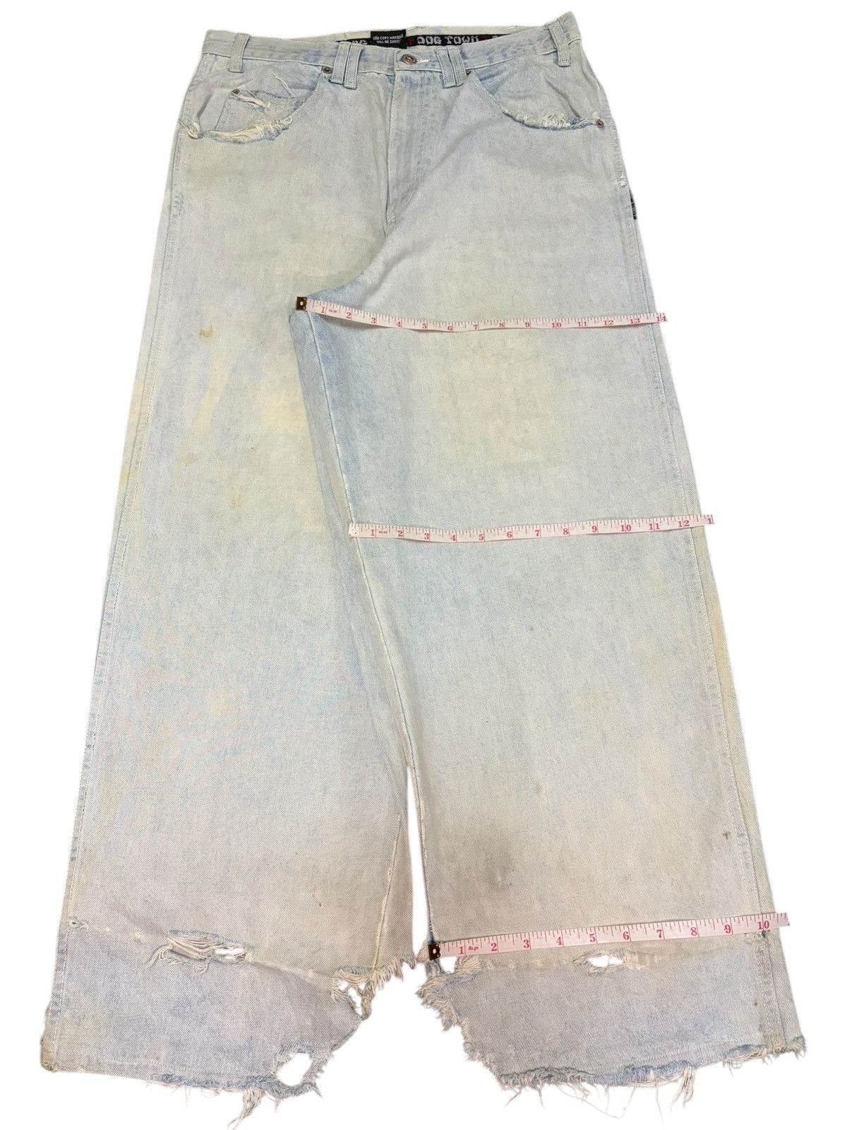 Dogtown Vintage Dog Town Skate Distressed Baggy Jeans Size US 33 - 8 Thumbnail