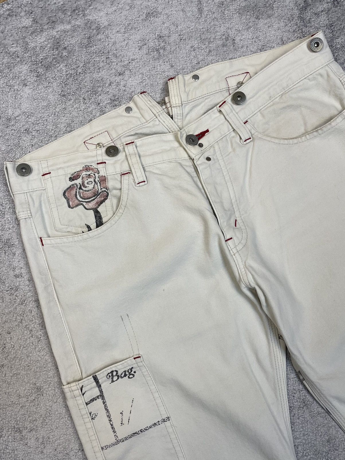 Comme des Garcons × Junya Watanabe Comme Des Garcons x Junya Watanabe S/S08 printed work pants Size US 34 / EU 50 - 5 Thumbnail