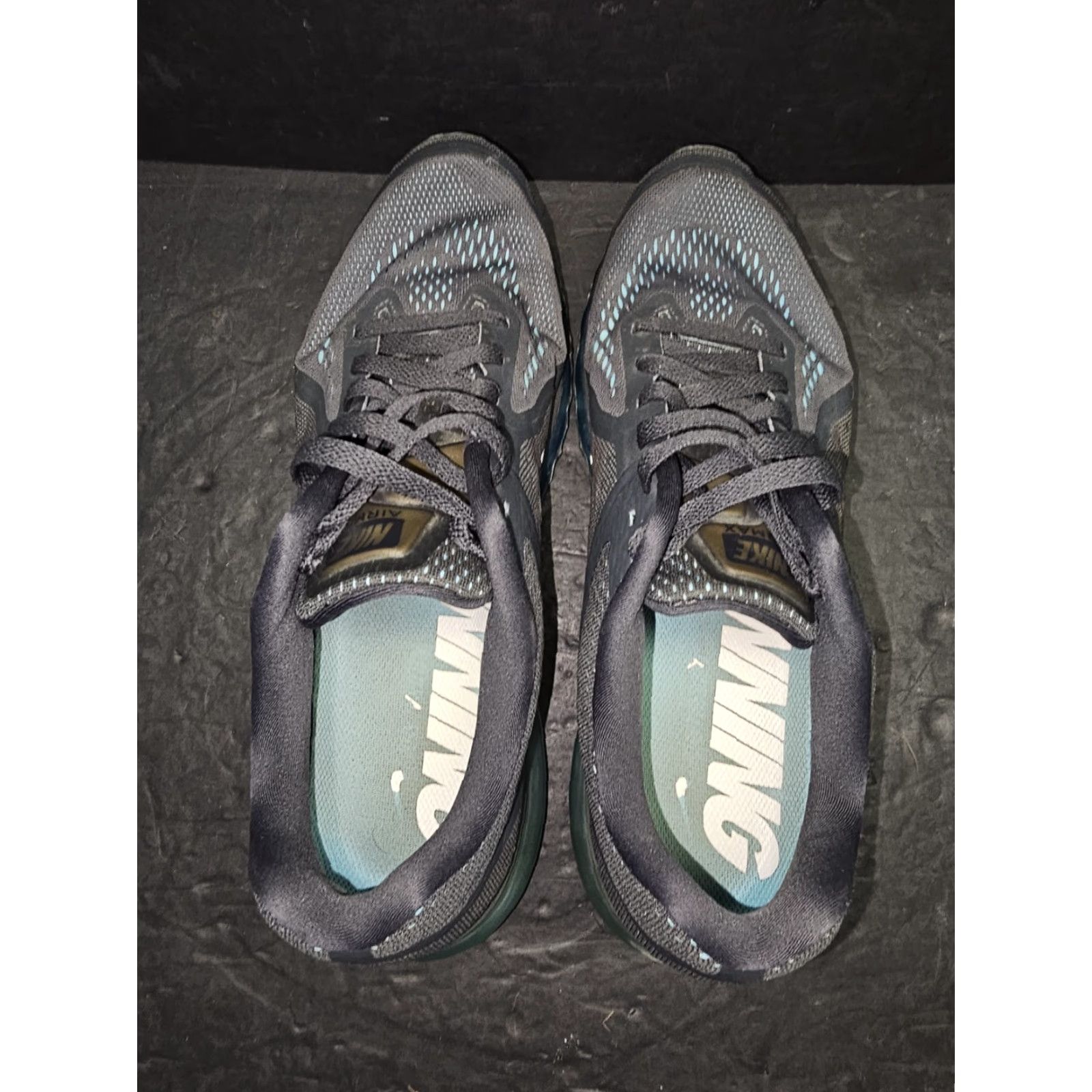 Nike Nike Air Max 2014 Sneaker Mens Blue Anthracite Reflect Silver 621077-404 12 - No Box Size US 12 / EU 45 - 4 Thumbnail