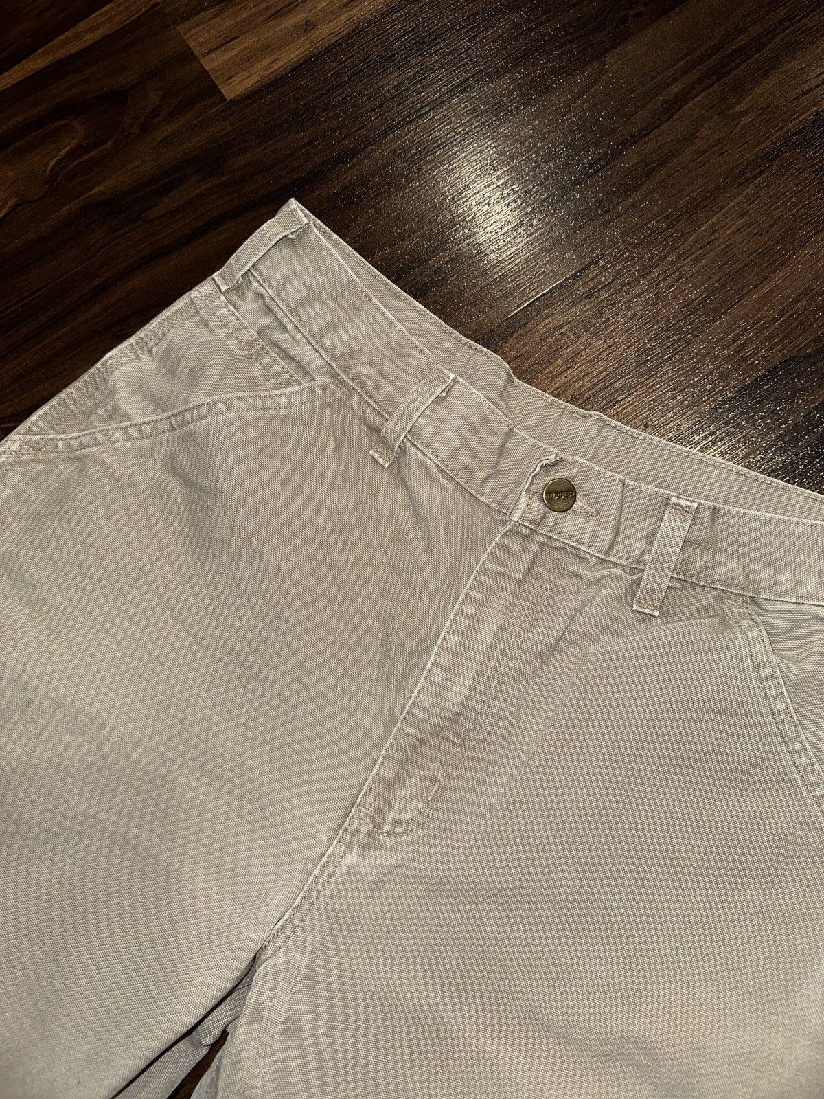 Carhartt Vtg Y2K CARHARTT NOT DOUBLE KNEE DUNGAREE BAGGY PANTS W31 Size US 31 - 8 Thumbnail