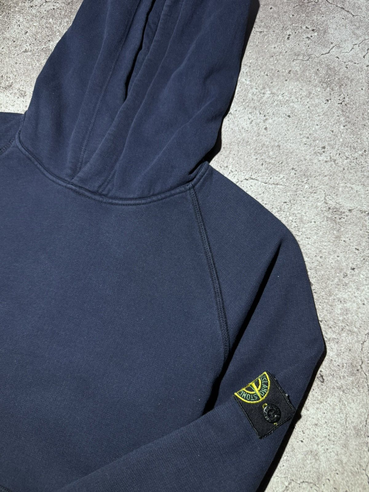 Massimo Osti × Stone Island Stone Island Junior Size S (14 Years) Vintage Blue Hoodie Size US S / EU 44-46 / 1 - 3 Thumbnail
