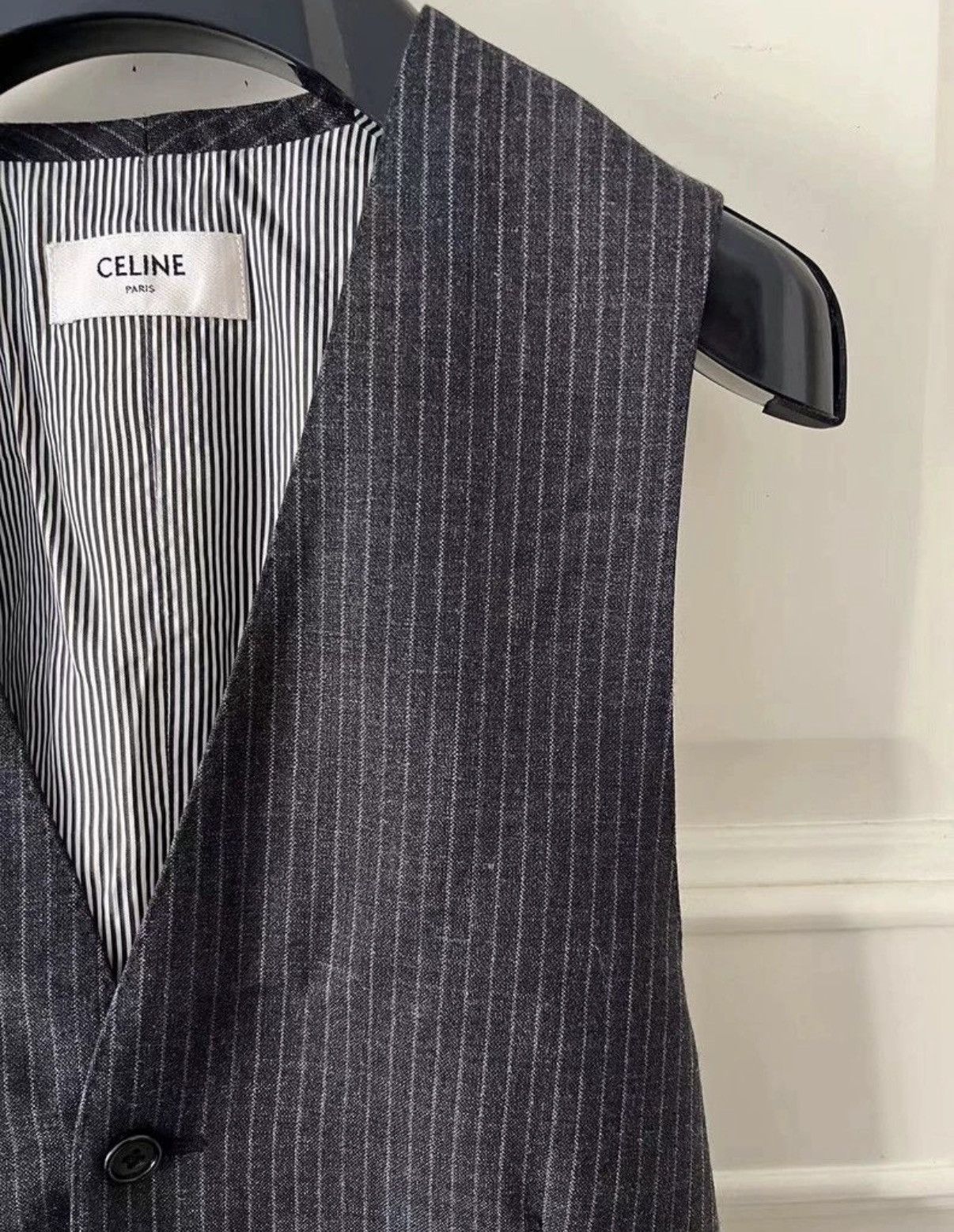 Celine Celine 20SS pinstriped suit vest sz44 Size 44R - 5 Thumbnail
