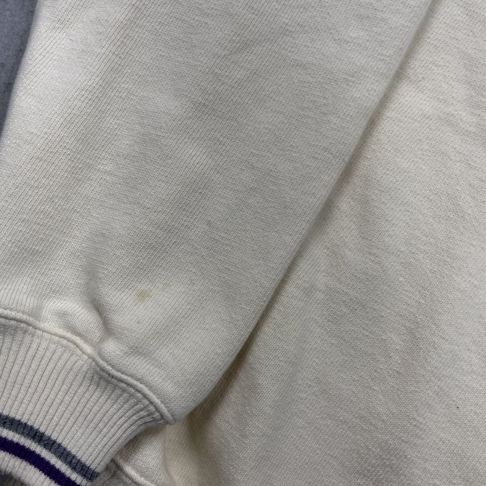Eddie Bauer VINTAGE Eddie Bauer Sweatshirt Mens M Polar Express Ringer Crewneck 90s Ivory Cotton Fleece Logo Pullover Size US M / EU 48-50 / 2 - 6 Thumbnail